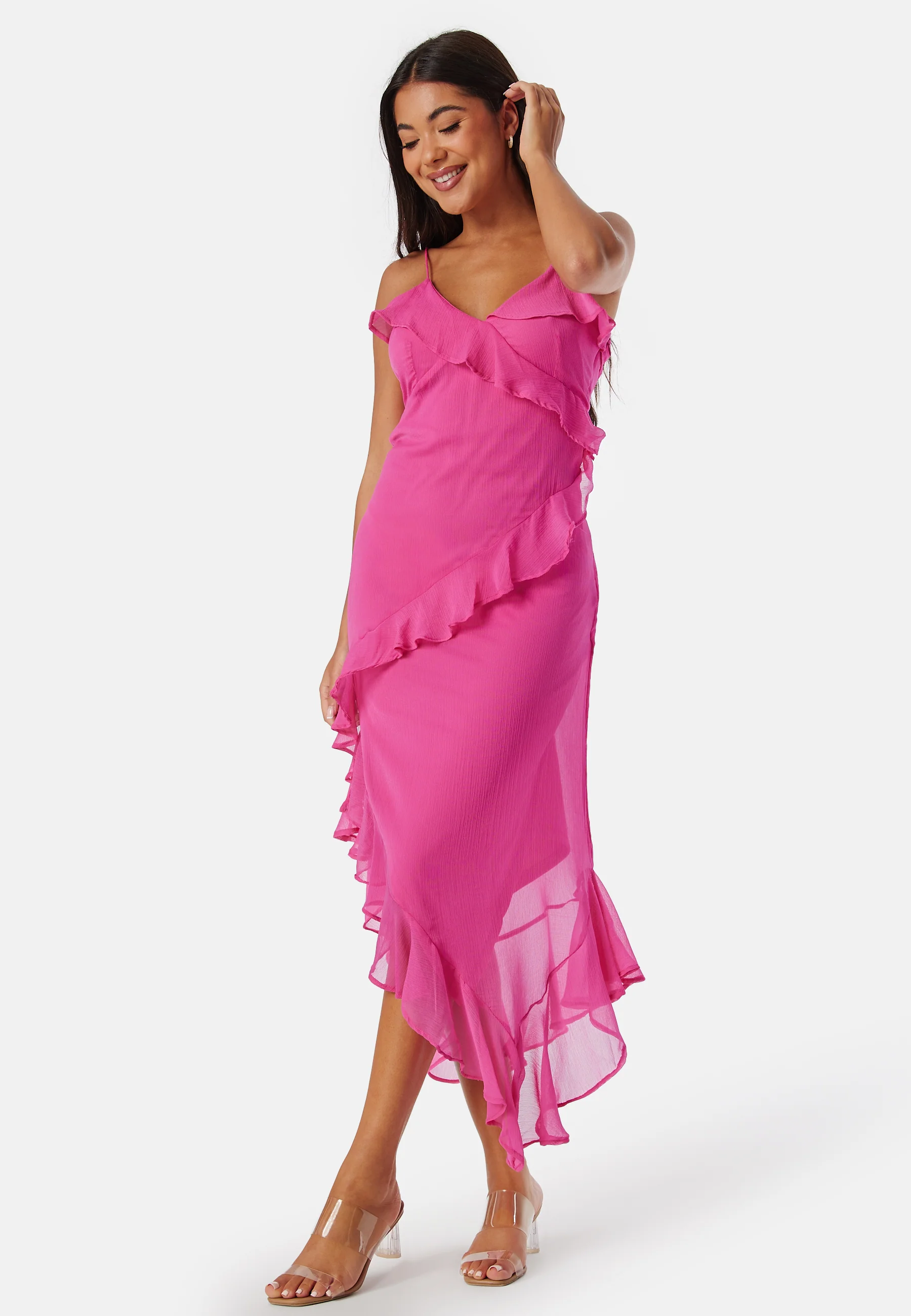Onlasta life strap frill ankel dress