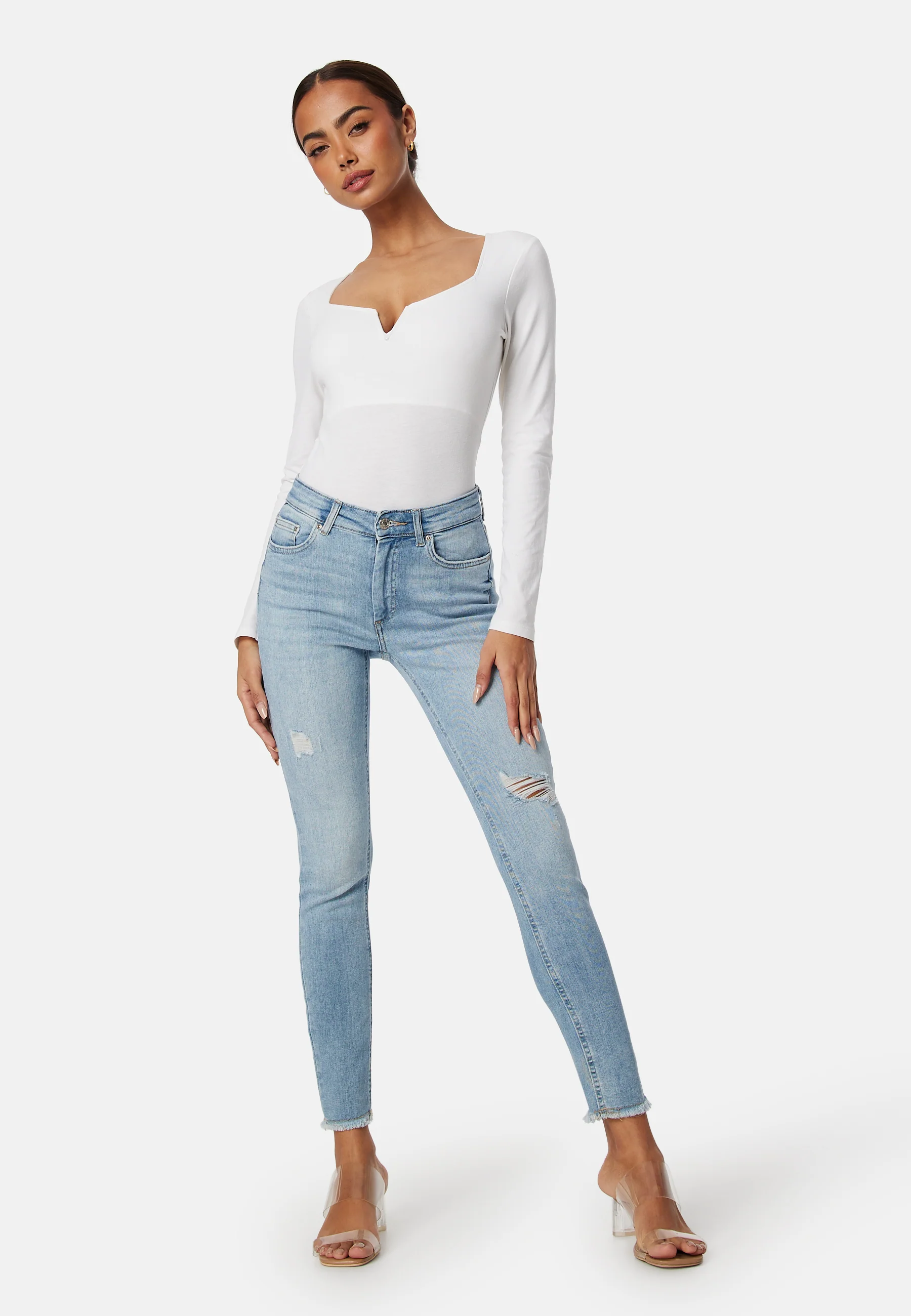 Onlblush Mid Skinny Ankle Denim - Image 3