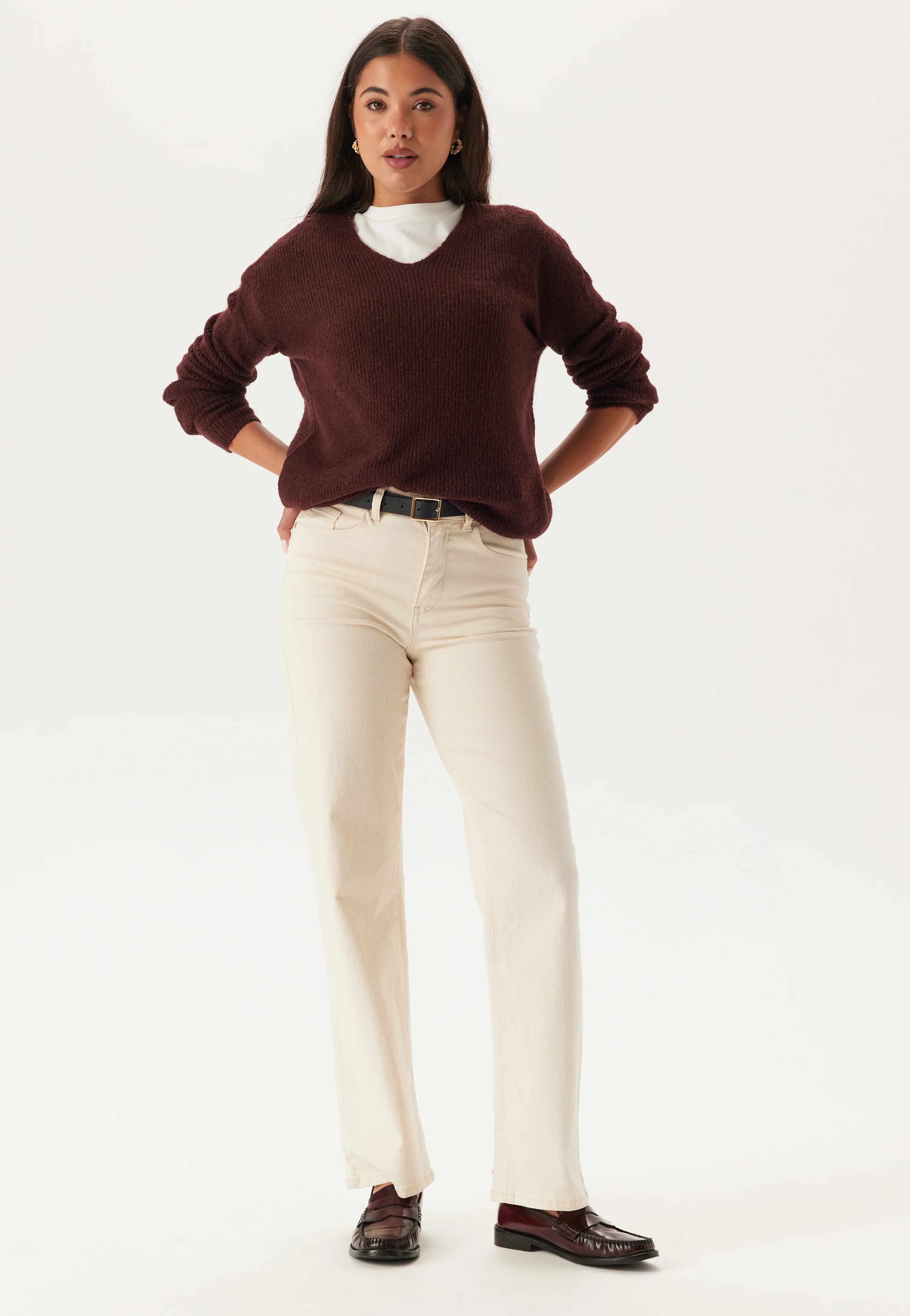 Onlcamilla V-neck L/S PULLOVER - Image 3
