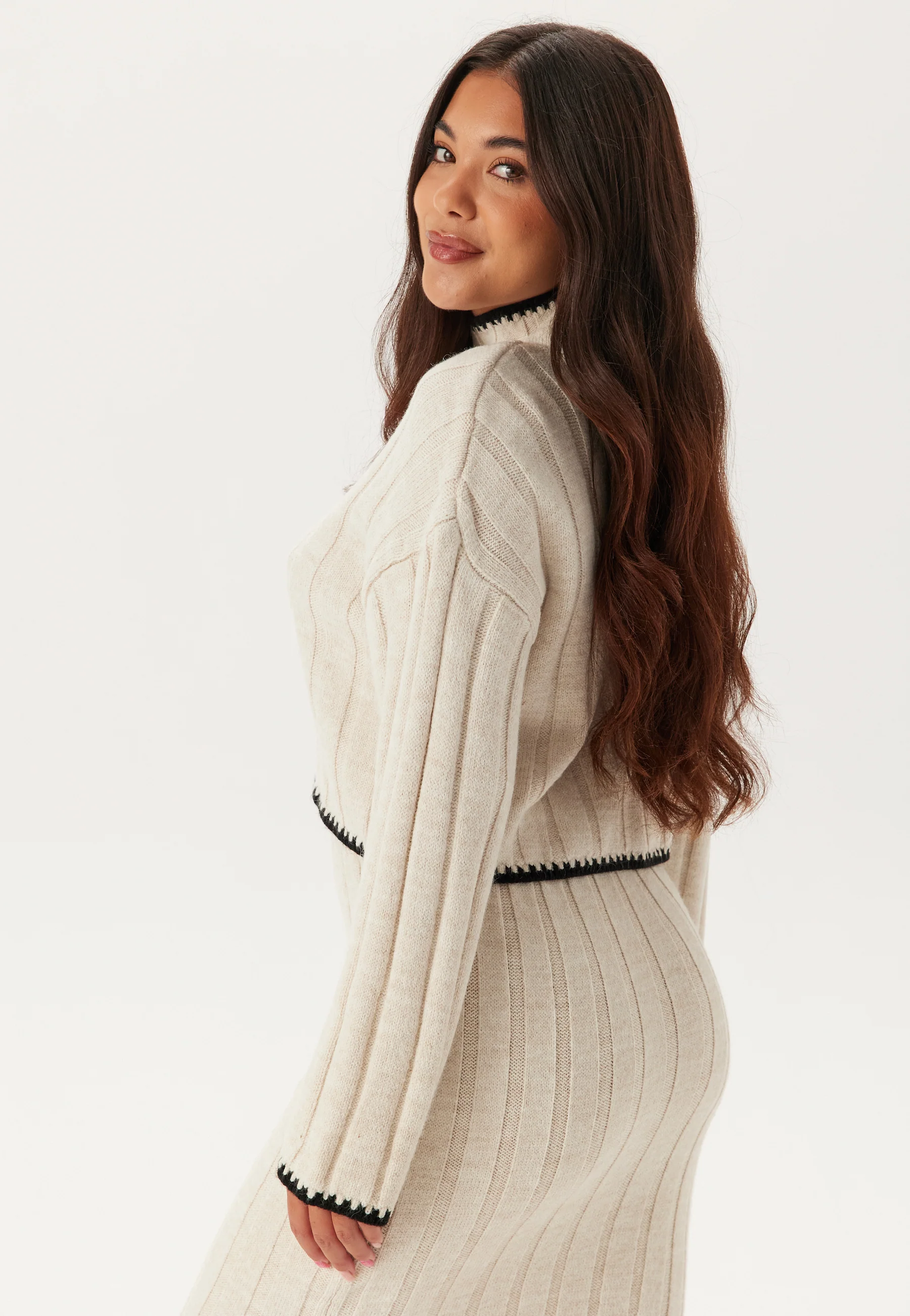 Onlchick Stitch Ls Highneck Pu - Image 2