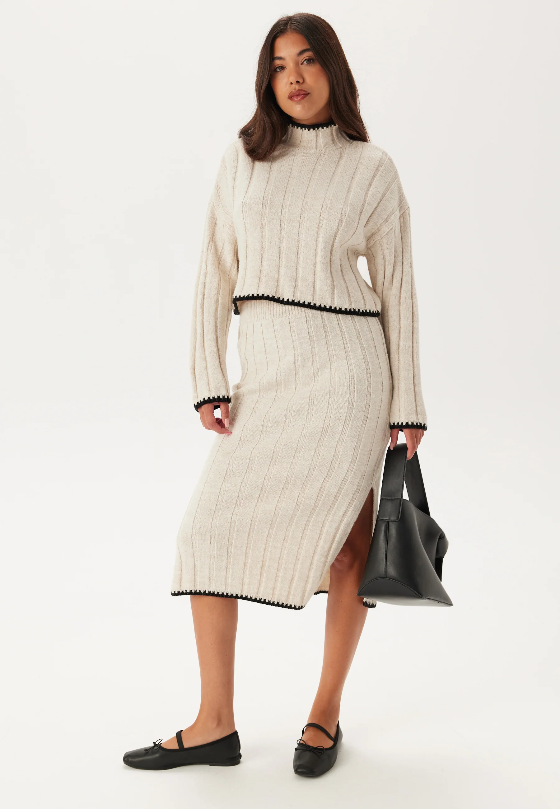 Onlchick Stitch Ls Highneck Pu - Image 3