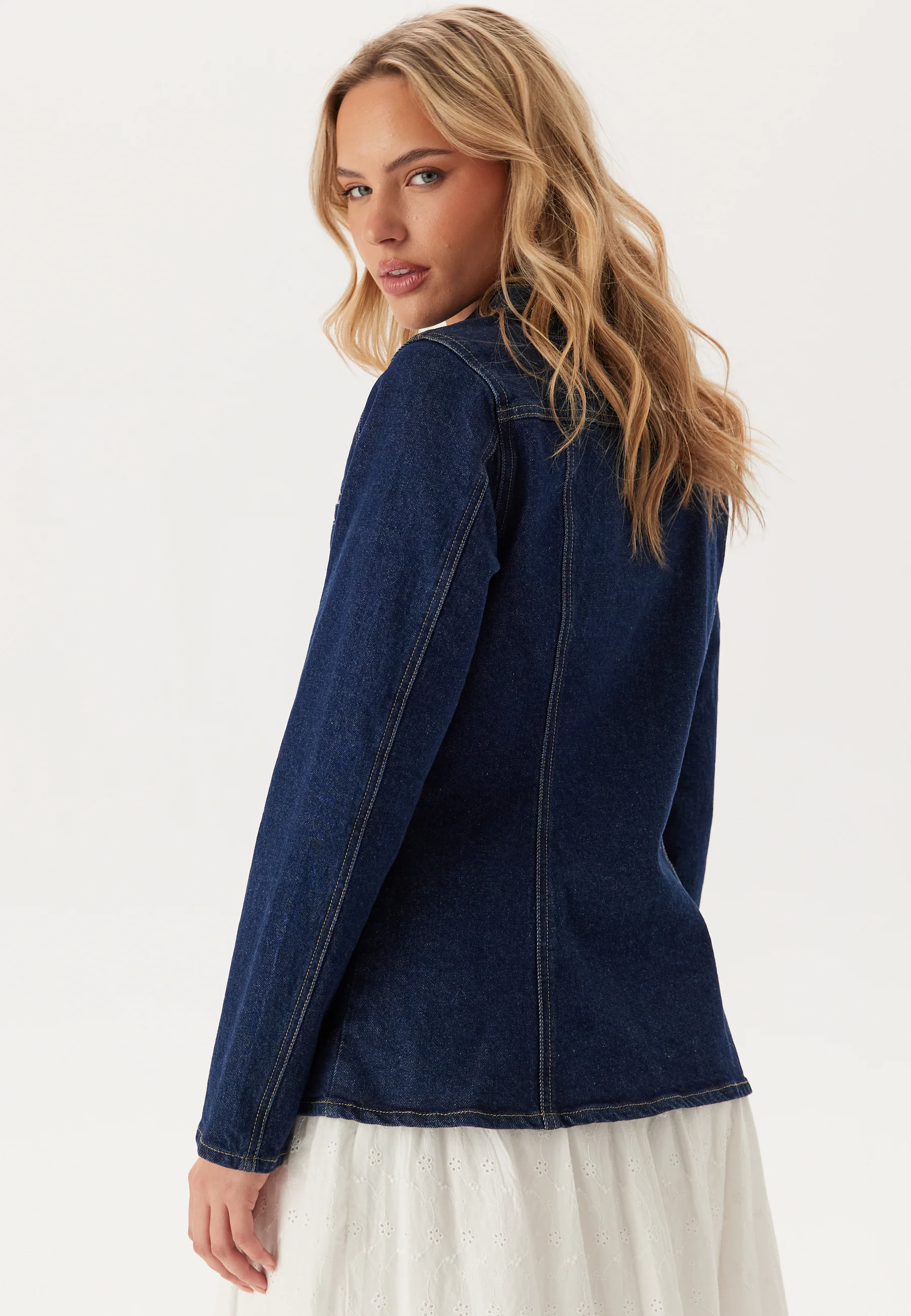 Onlelle L/S FITTED DNM JACKET - Image 2