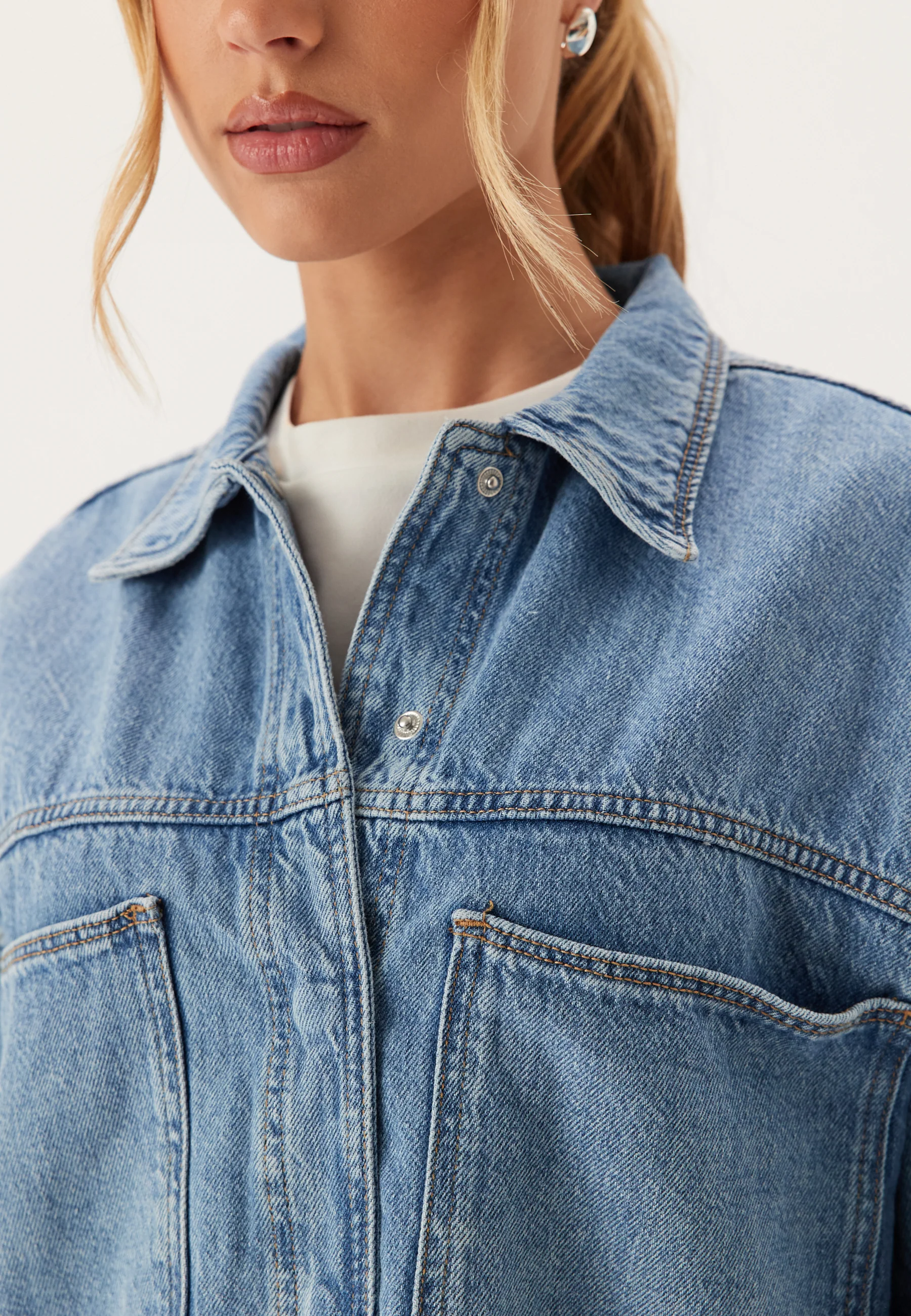 Onlemmie L/S SHIRT MB DNM  SHI - Image 5