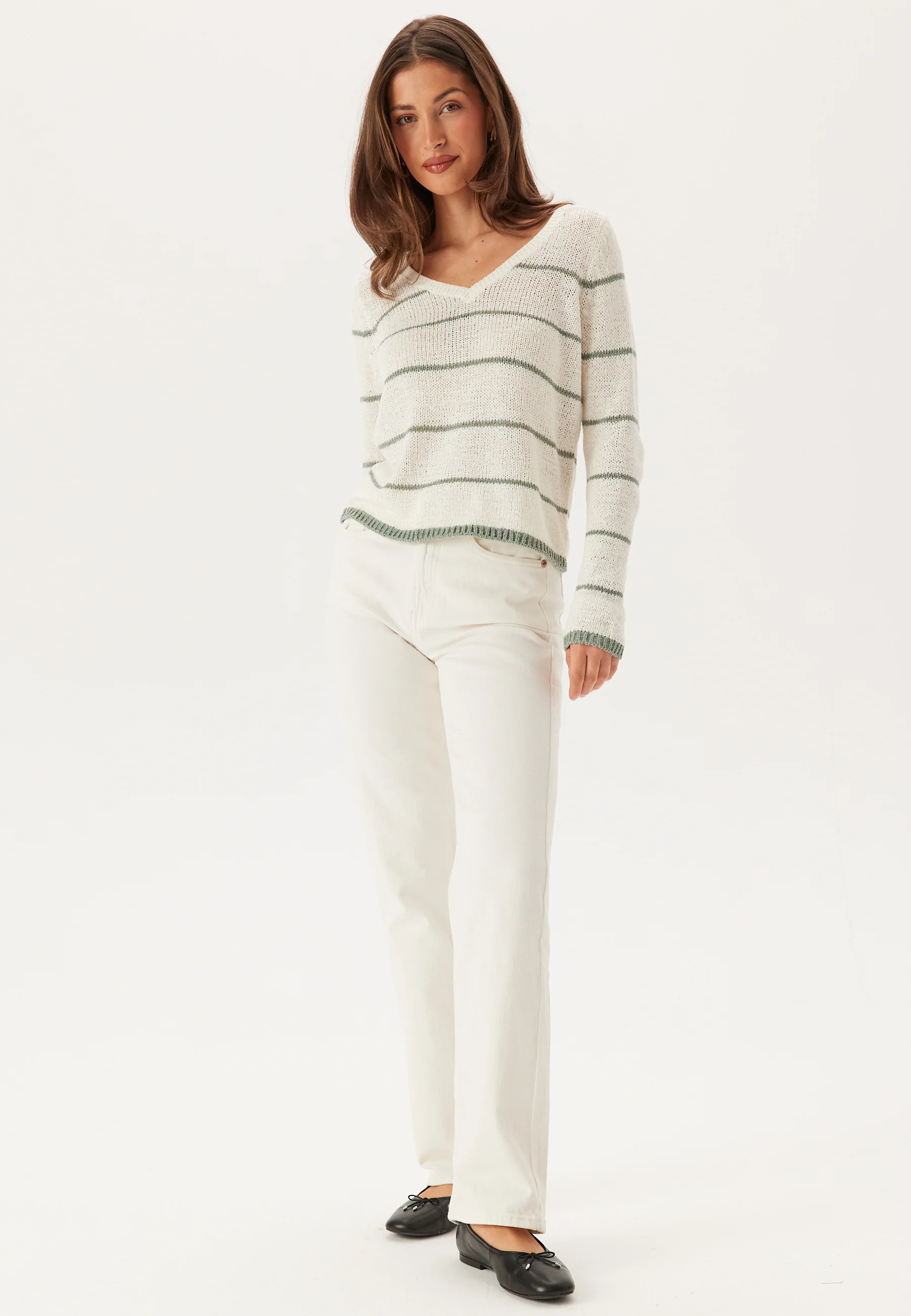 Onlgeena L/S V-NECK KNT NOOS V - Image 3