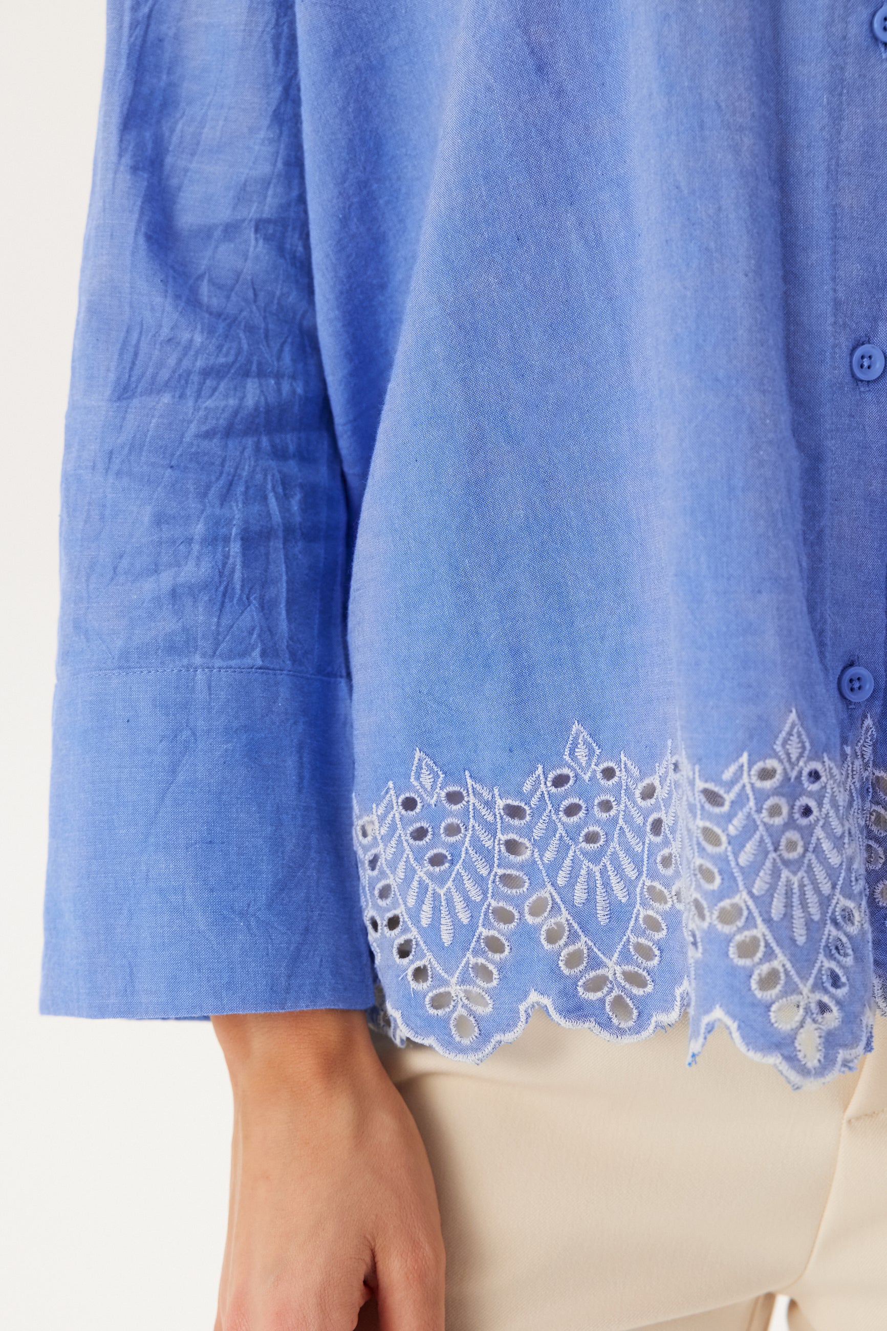Onlgraces Tulum Ls Emb Shirt - Image 4