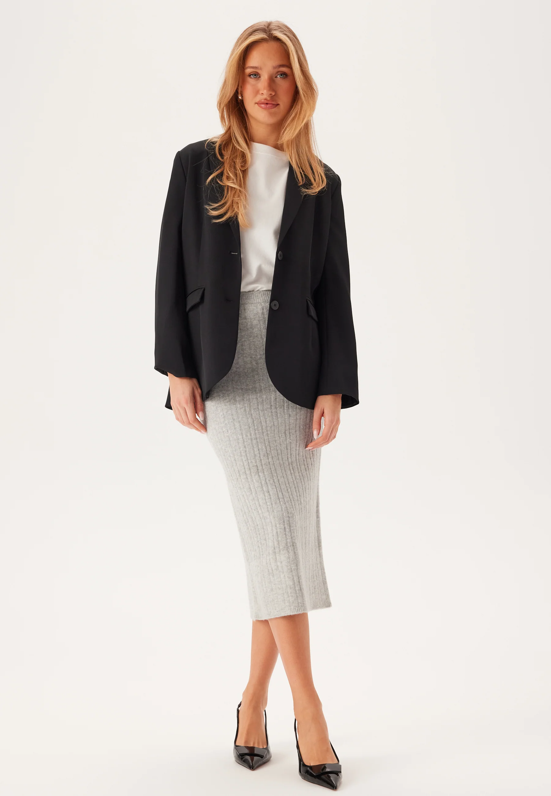 Onljeanett Life Midi Rib Skirt - Image 3