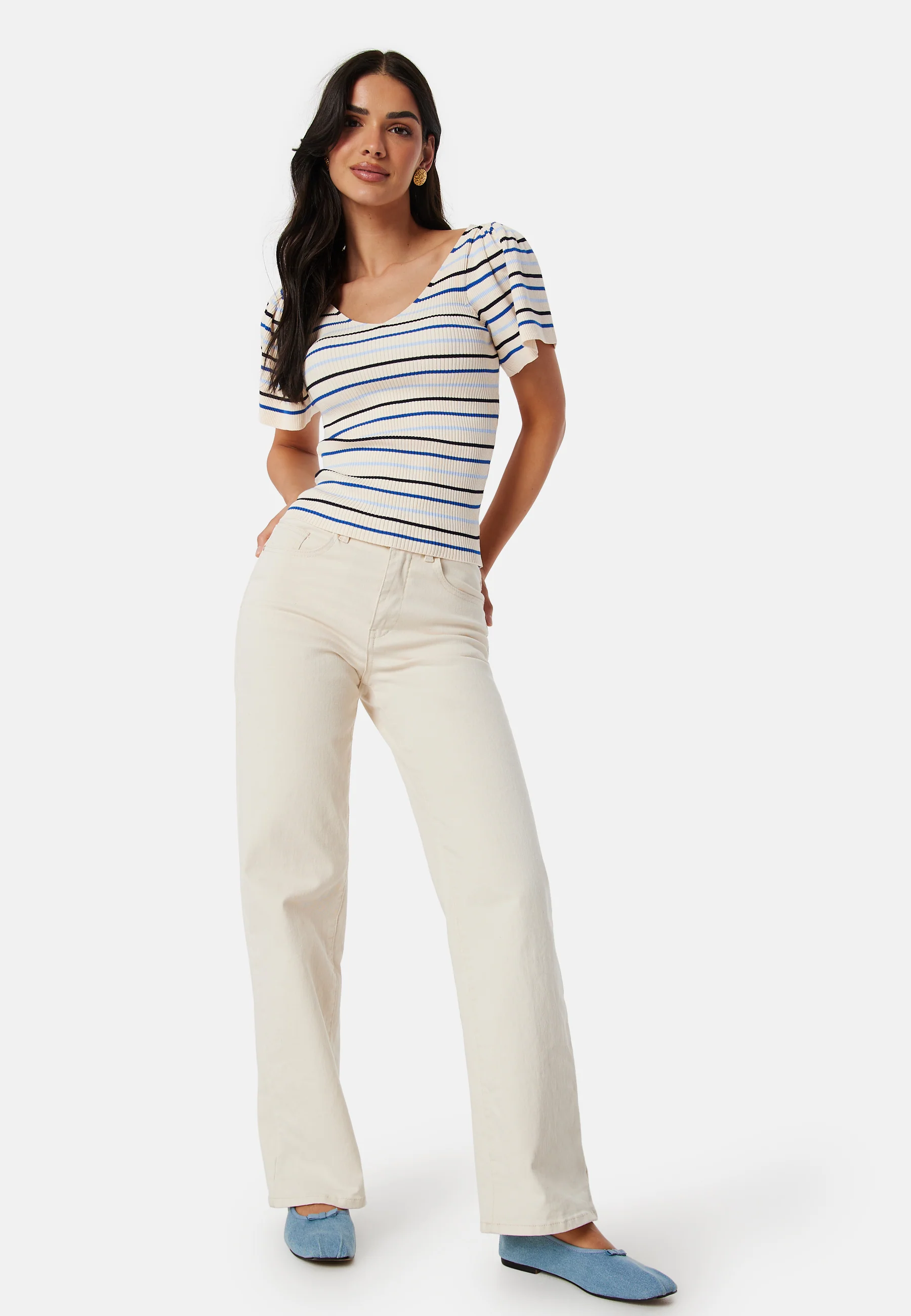 Onllleelo Stripe Back Pullover Knit - Image 3