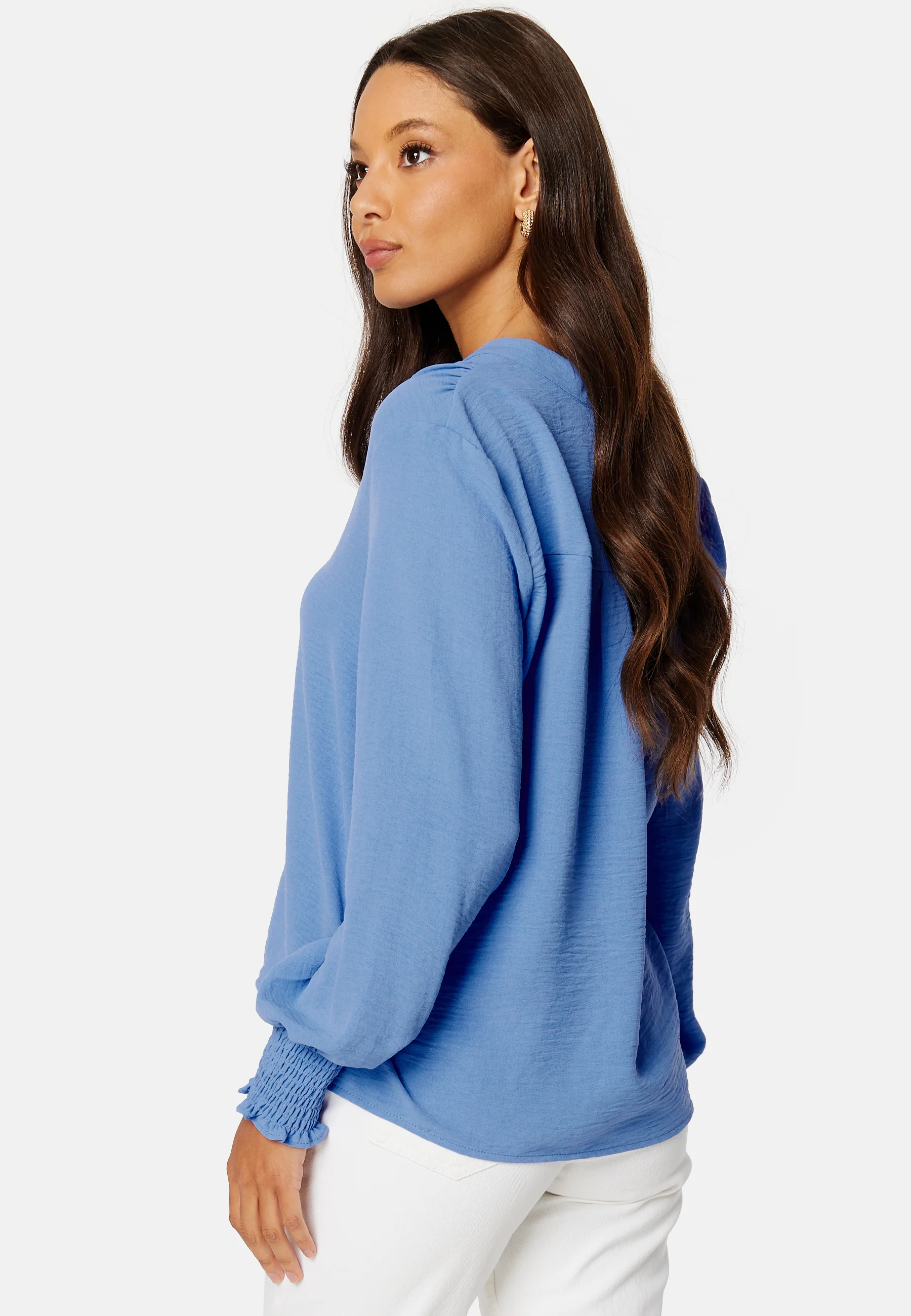 Onlmette V-Neck Smock Top - Image 3