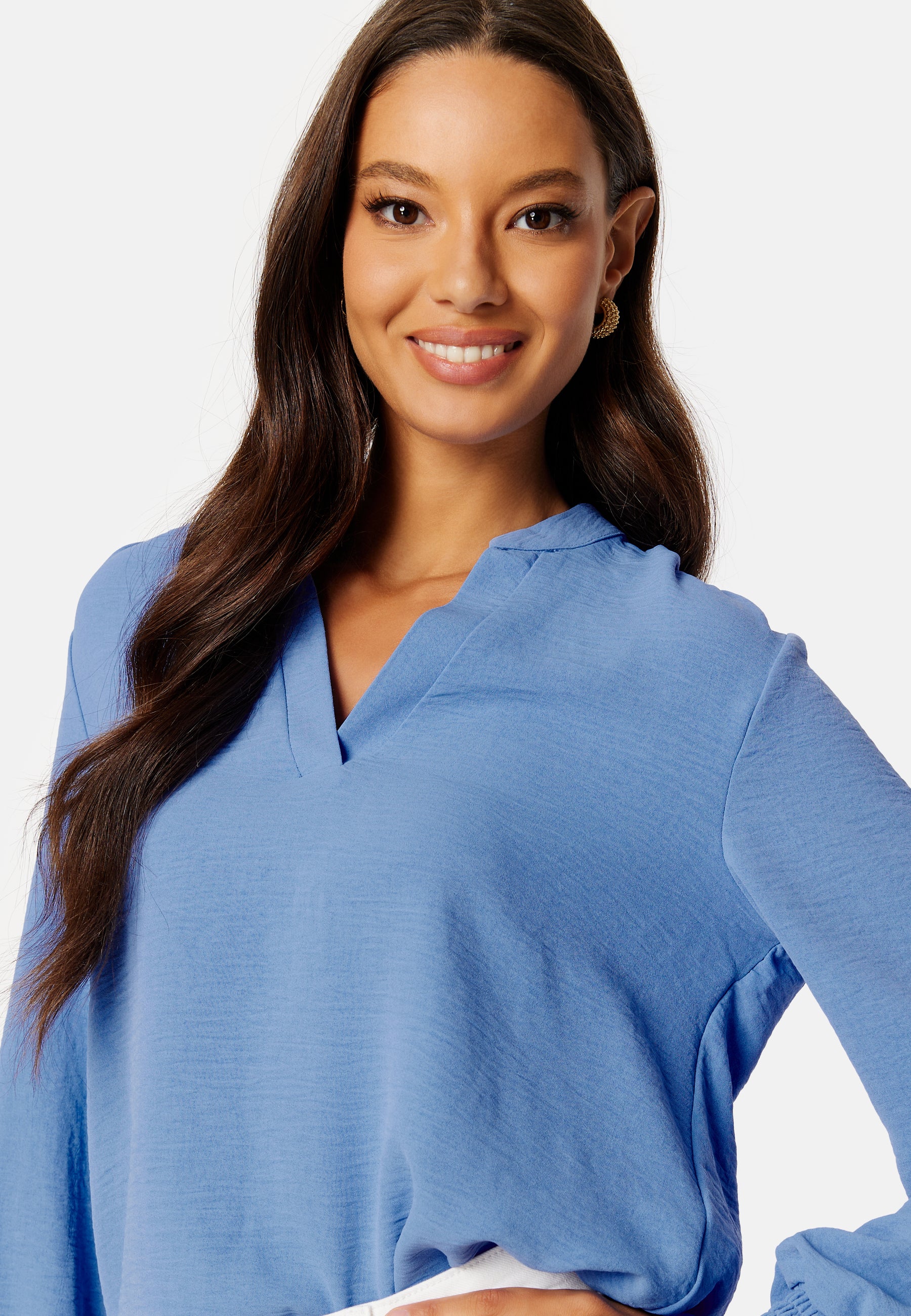 Onlmette V-Neck Smock Top - Image 4