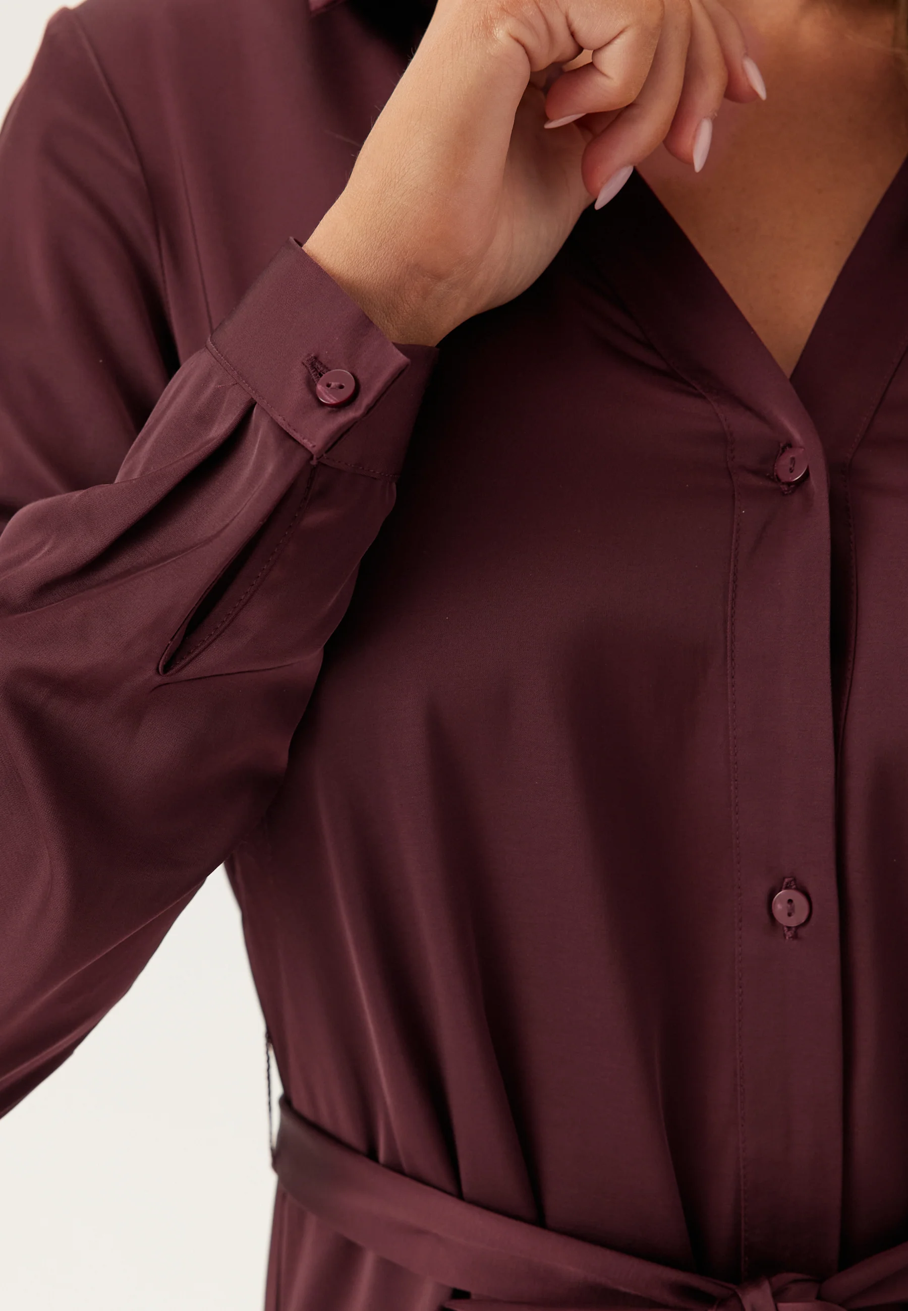 Onlmika Vis Satin L/S LONG DRE - Image 4