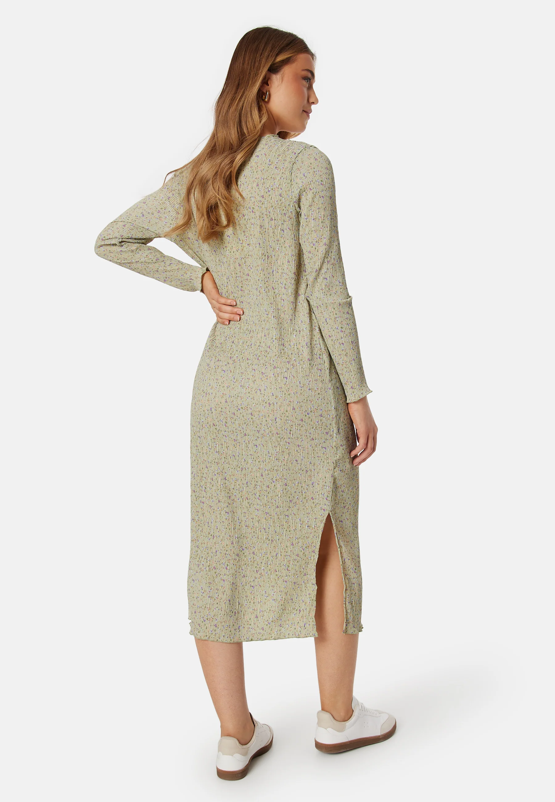 Onlmolly L/S Plisse Dress - Image 2