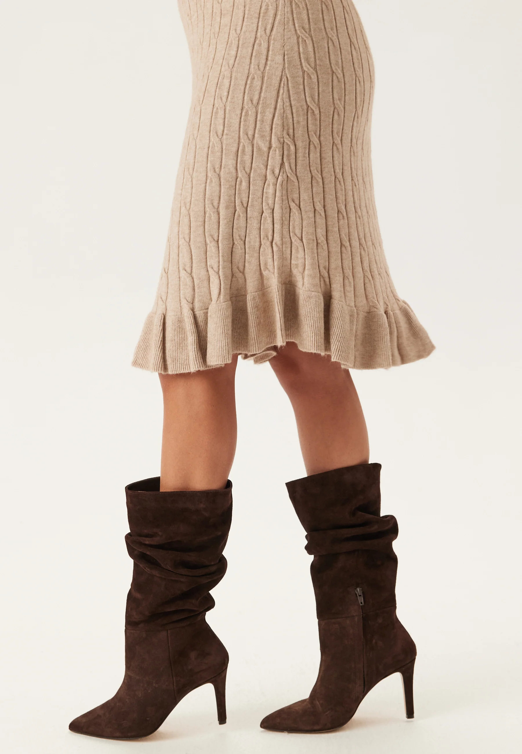 Onlnadia Ls Cable Dress Cs Knt - Image 3