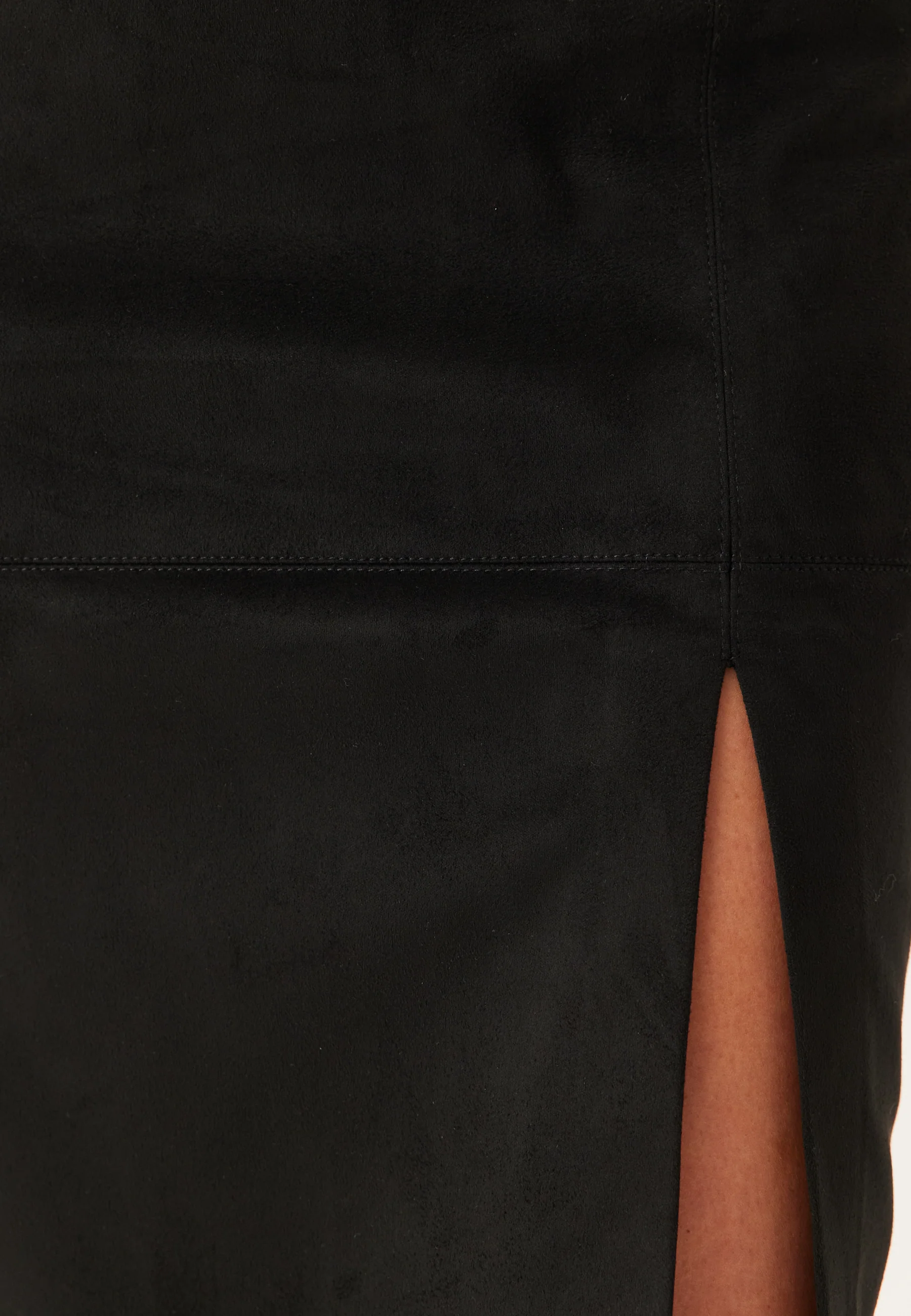 Onloline Life Faux Suede Skirt - Image 6