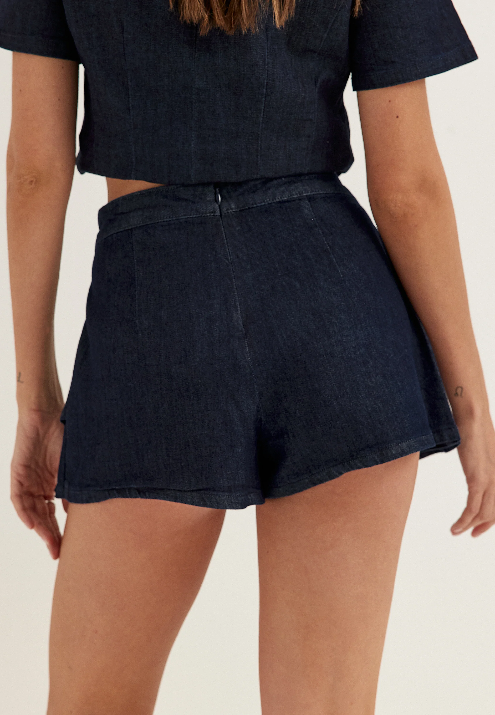 Onlranja Reg Frill Dnm Skort - Image 3