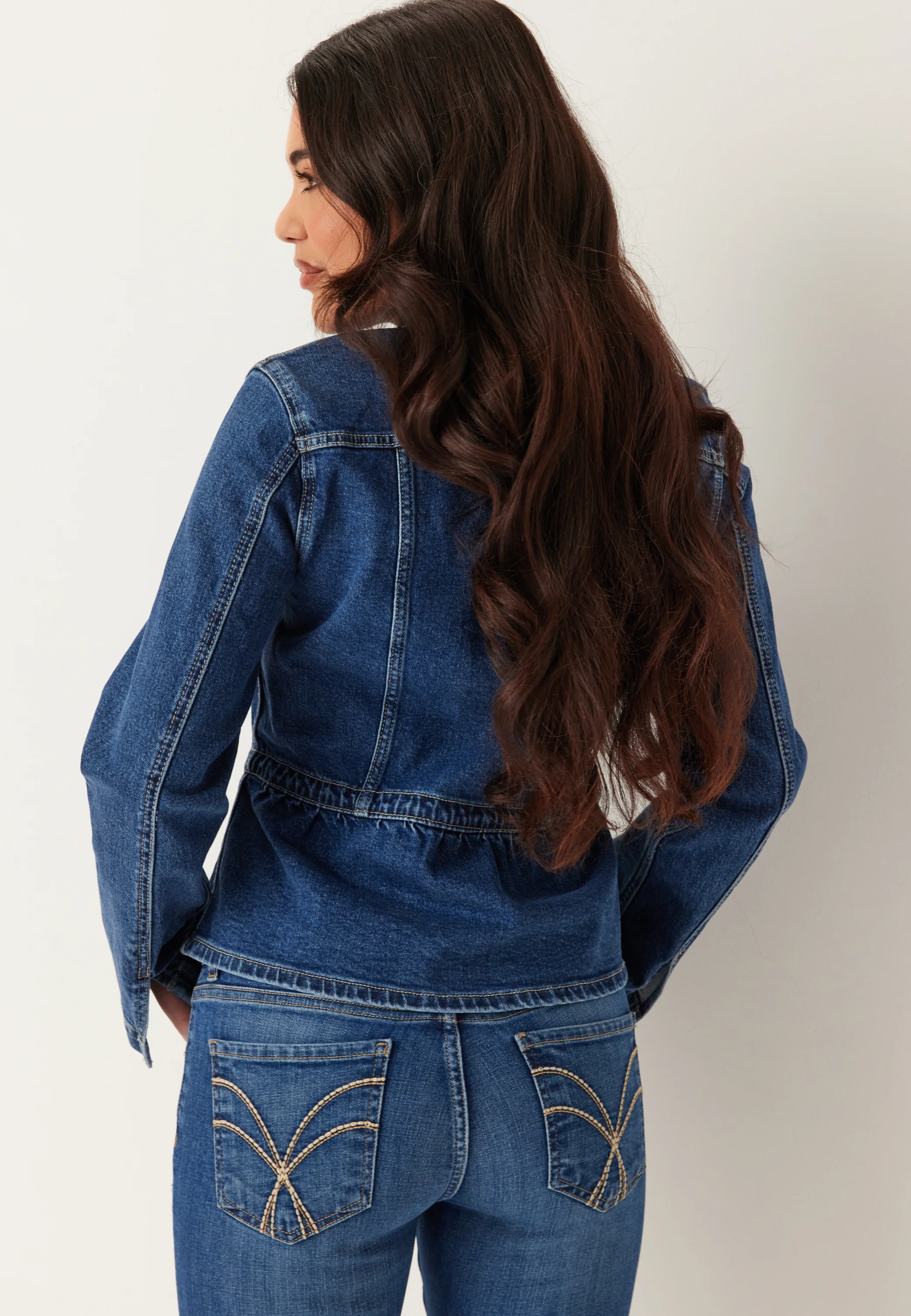 Onlremi L/S PEPLUM JACKET DNM - Image 2