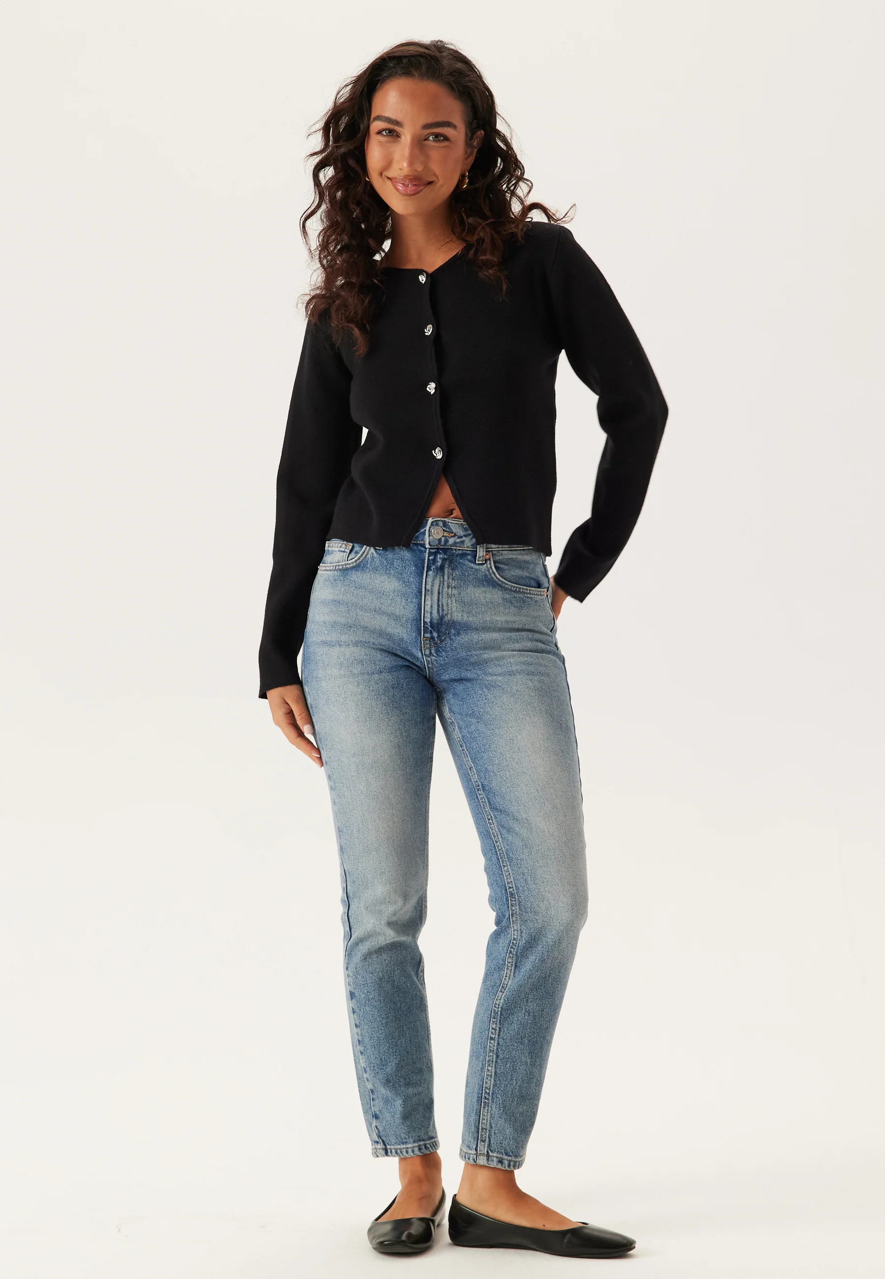 Onlscarlett Ls Button Cardigan - Image 3