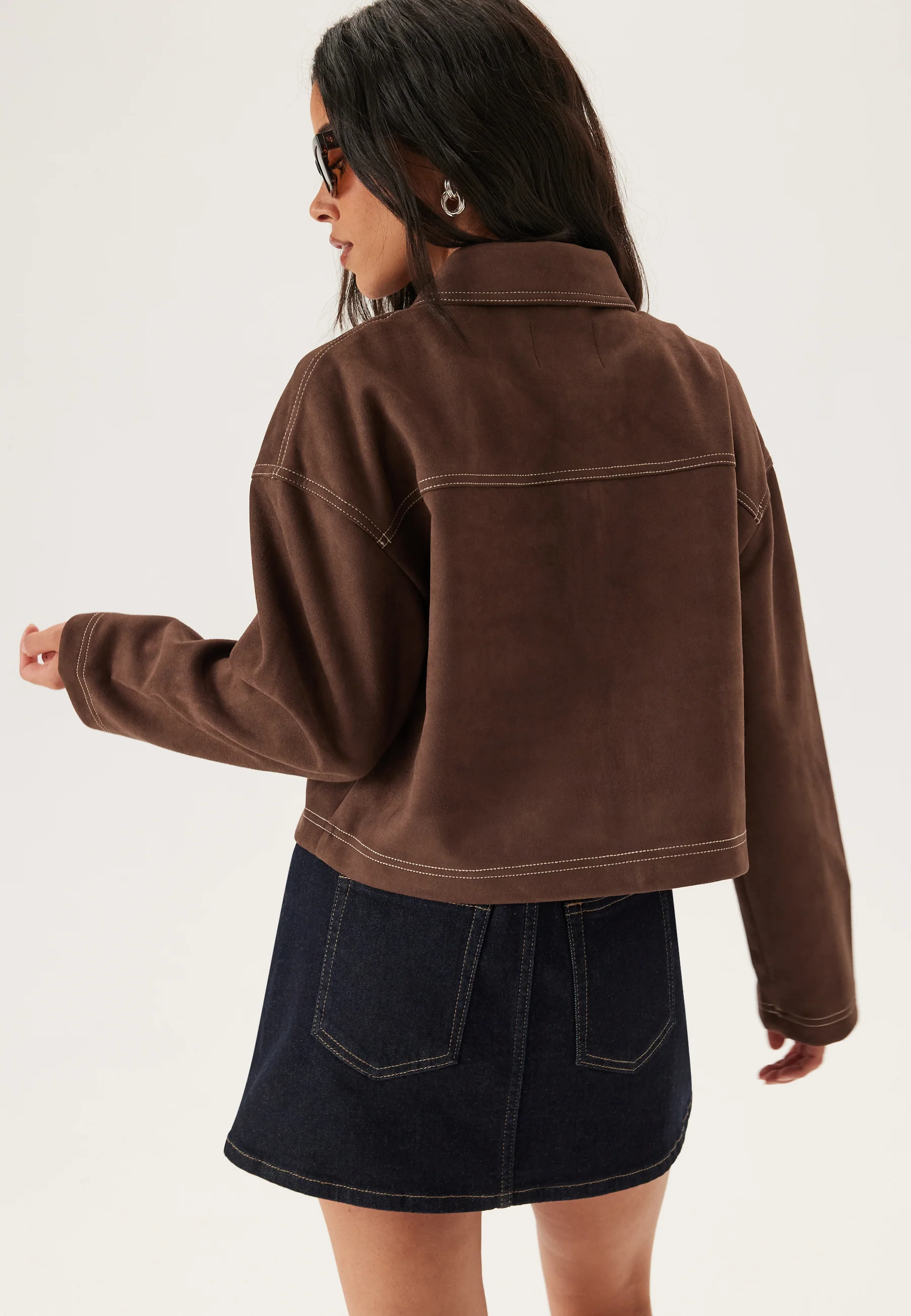 Onlstina Life Faux Suede Jacke - Image 2
