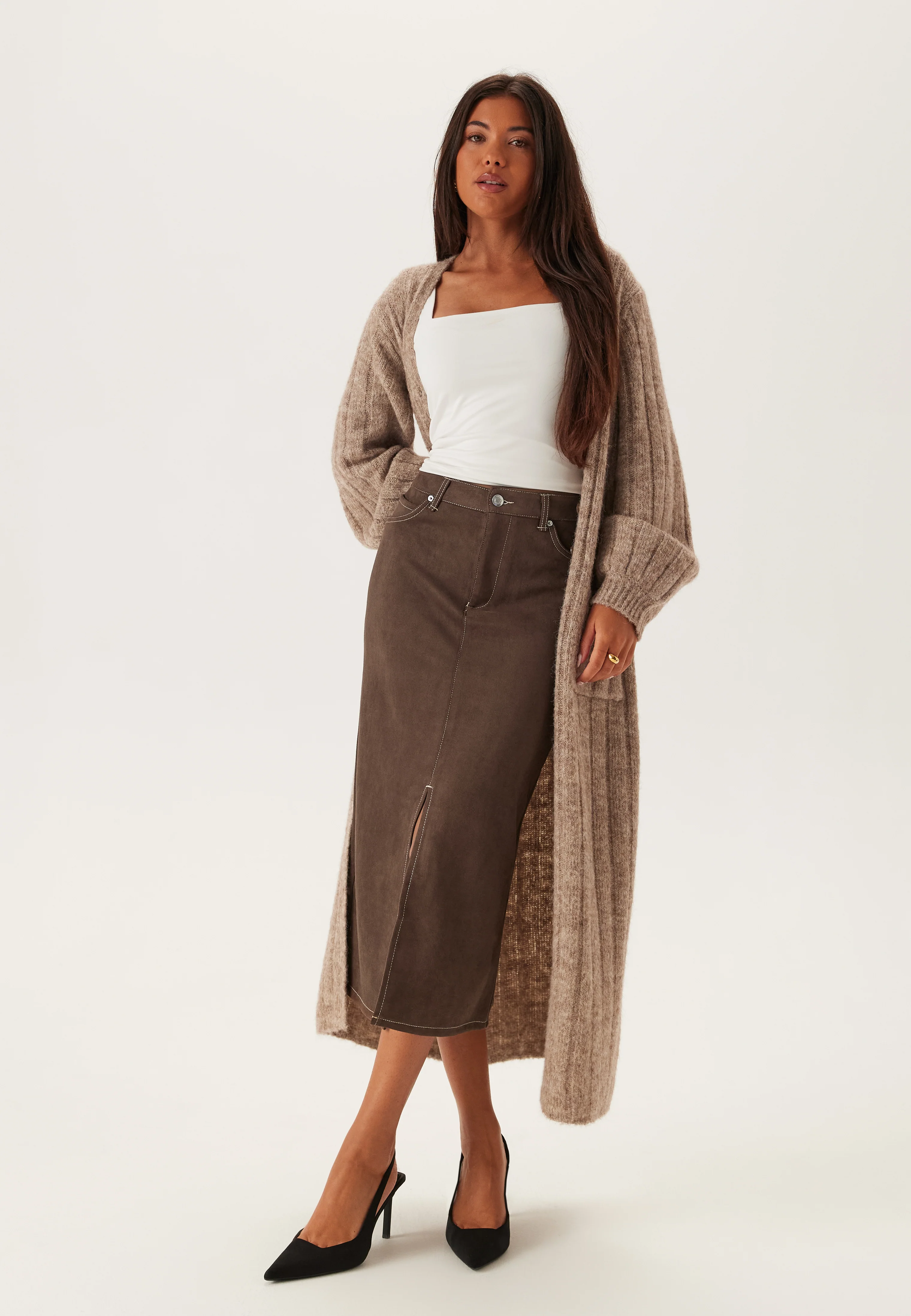 Onlstina Life Mw Faux Suede Sk - Image 3