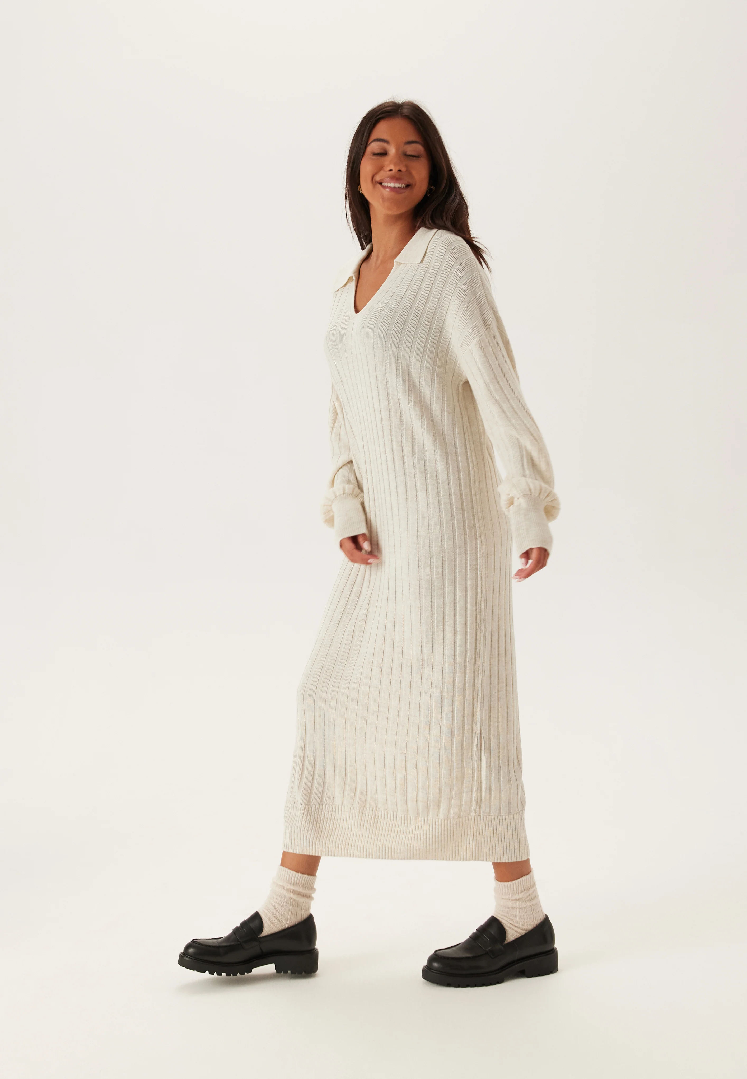 Onltessa Ls Polo Long Dress - Image 2