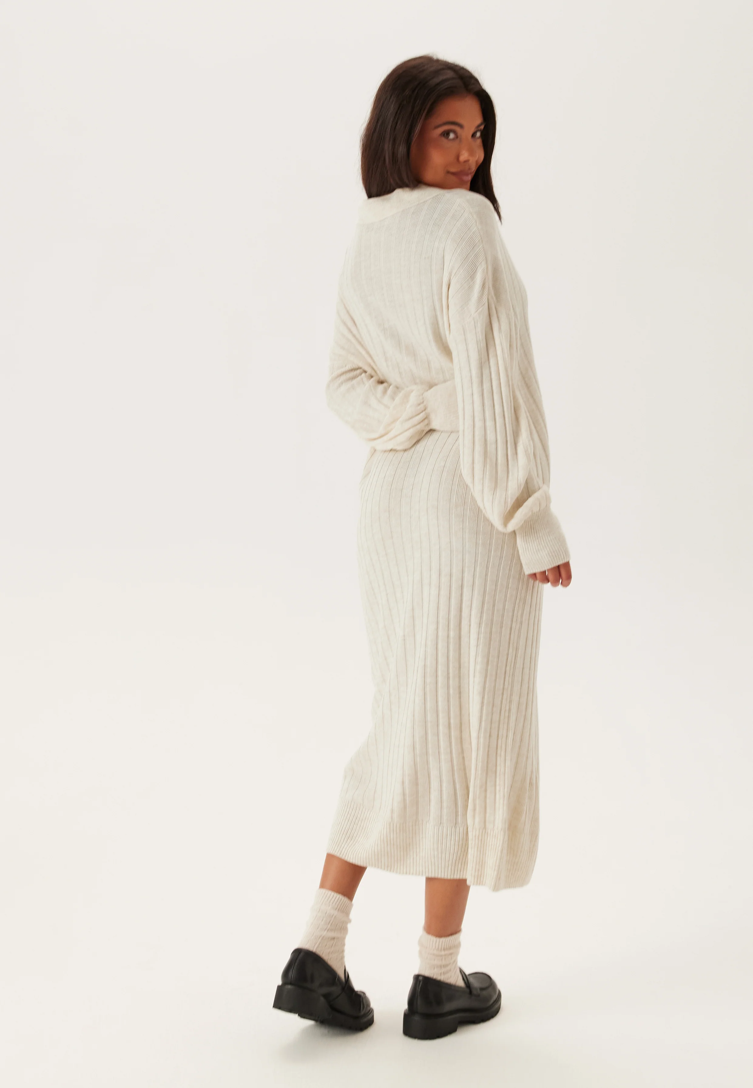 Onltessa Ls Polo Long Dress - Image 4