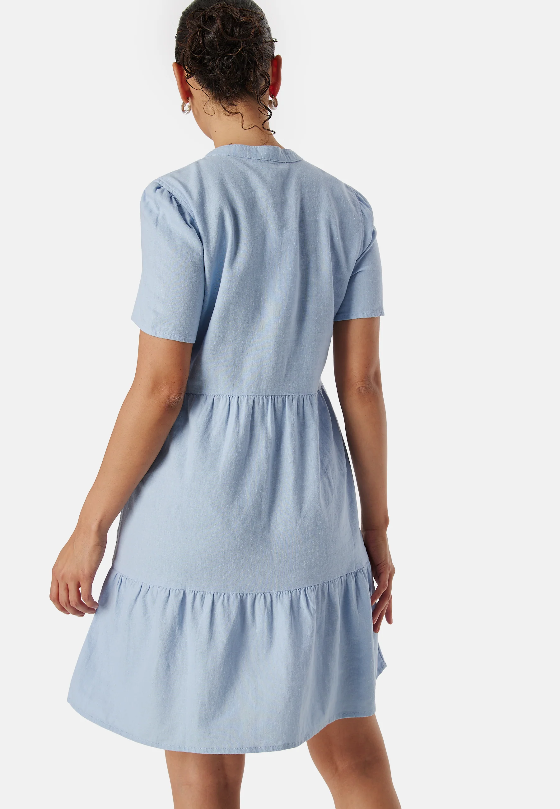 Onltiri-Caro V-Nec Lin Dress - Image 2
