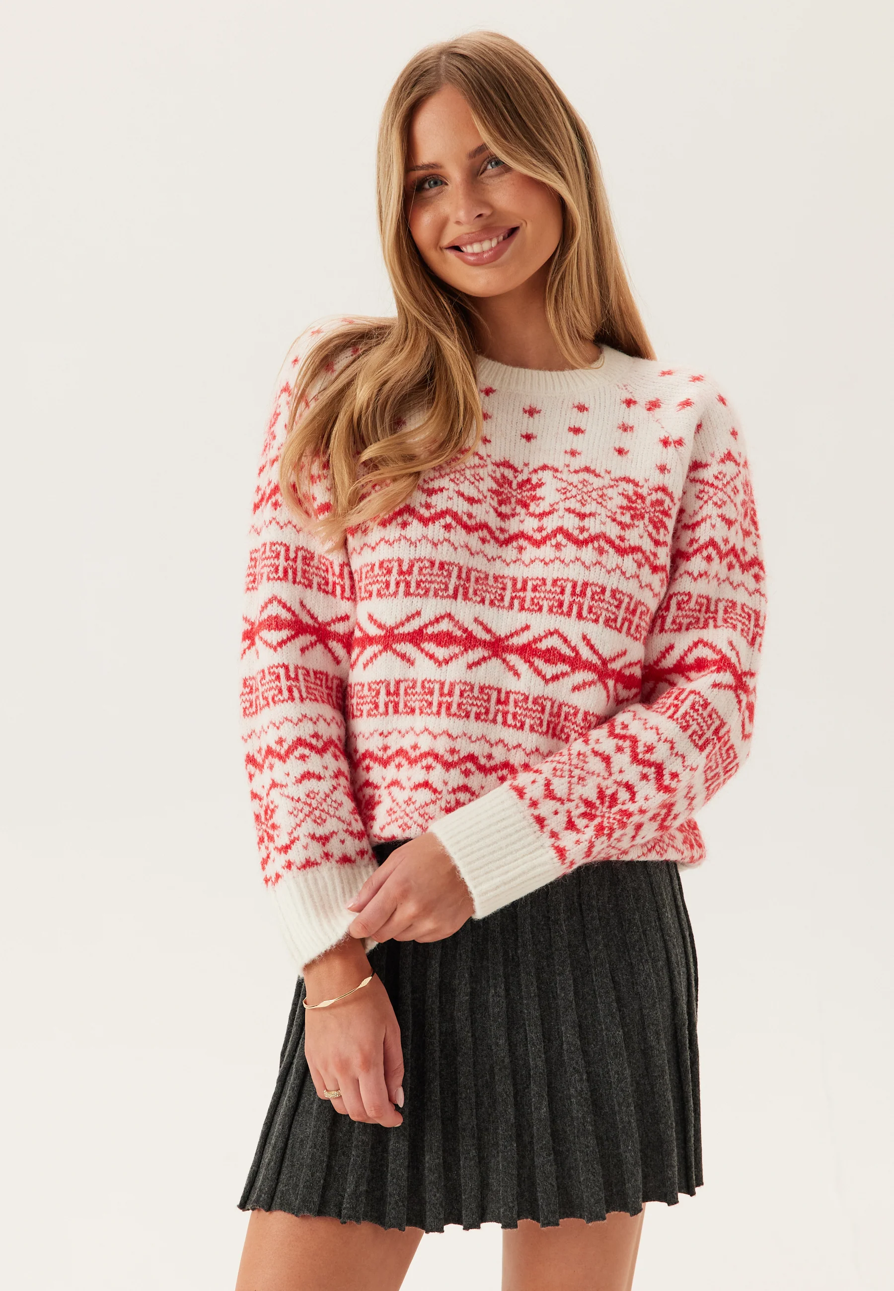 Onlxmas Nordic Ls O-neck Knt - Image 2