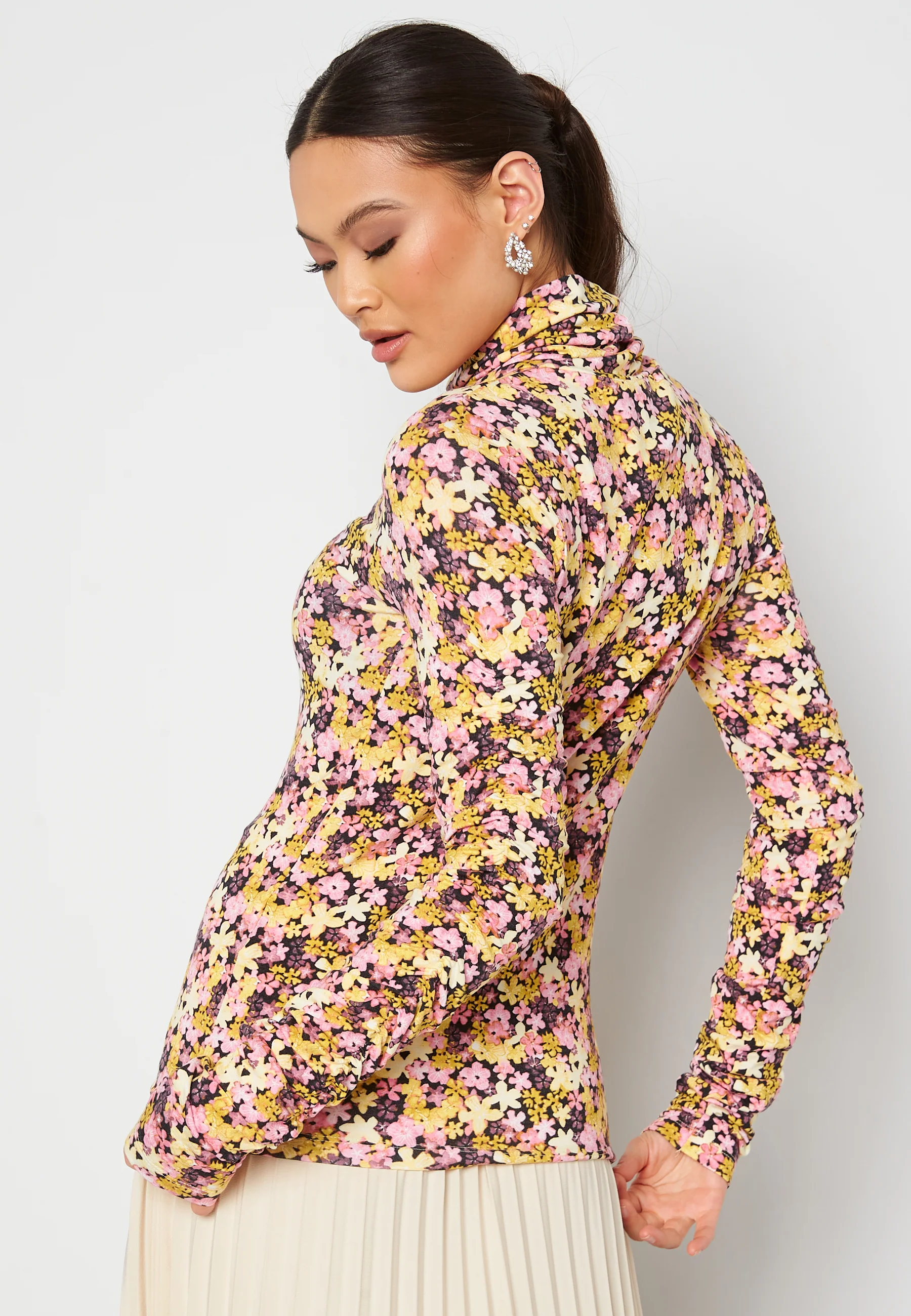Ottilia LS Roll Neck Top - Image 3