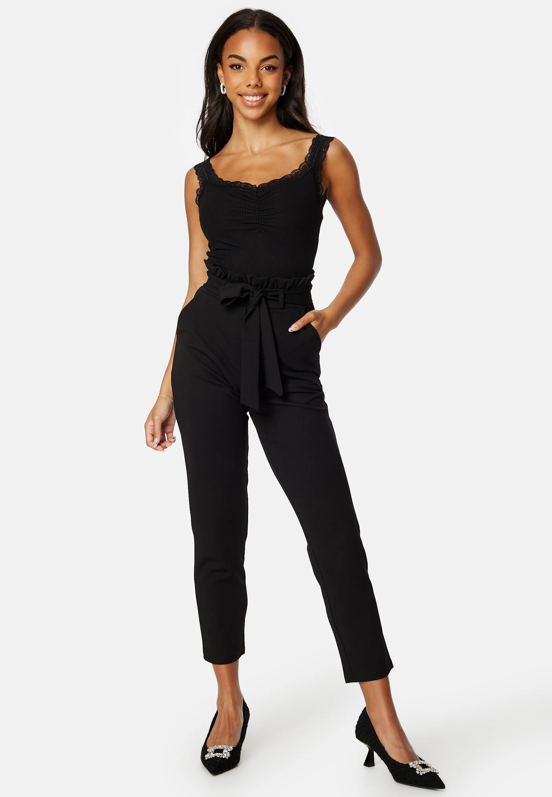 Paper Waist Pants