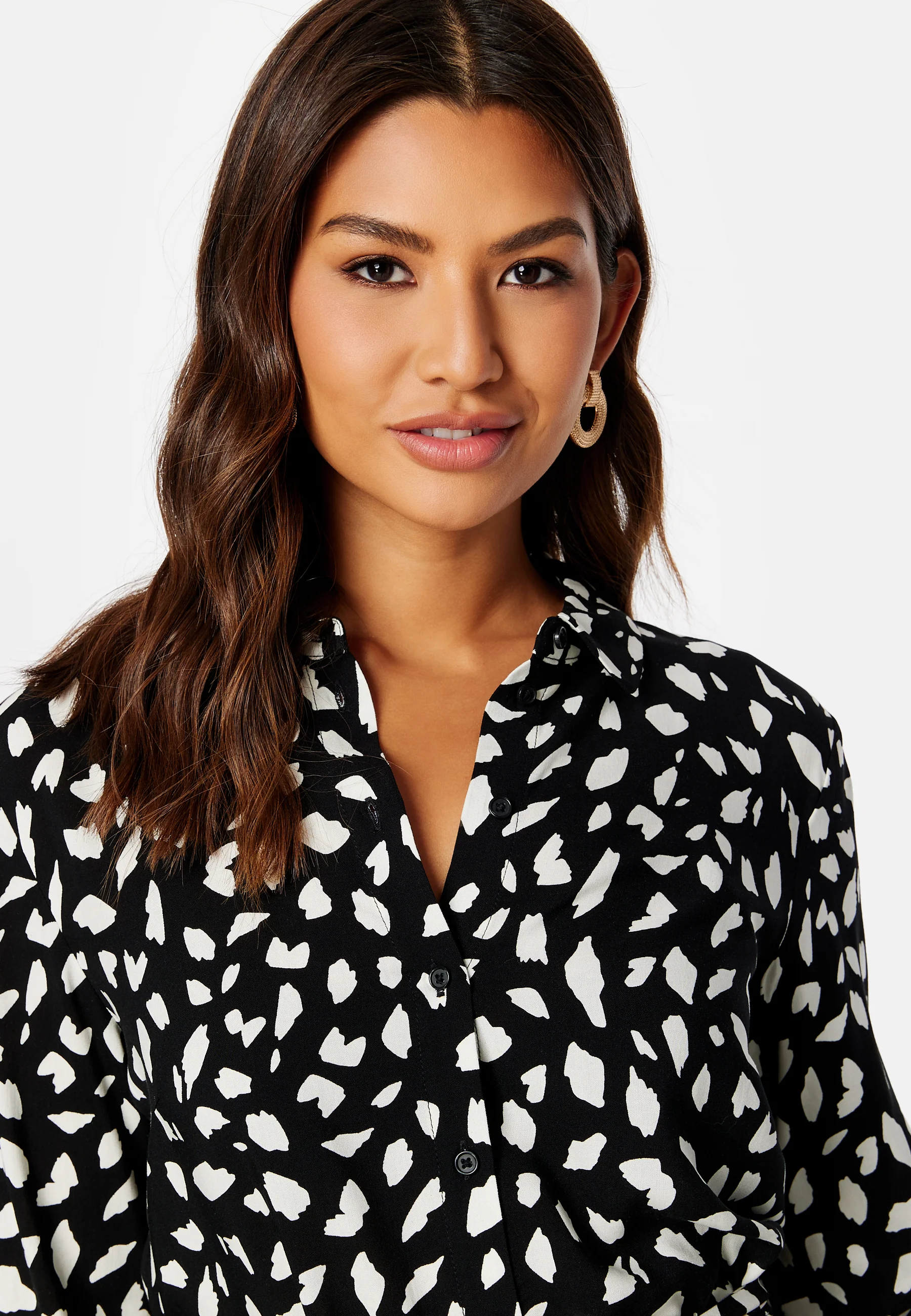 Paya L/S Shirt Dress /SU - Image 4