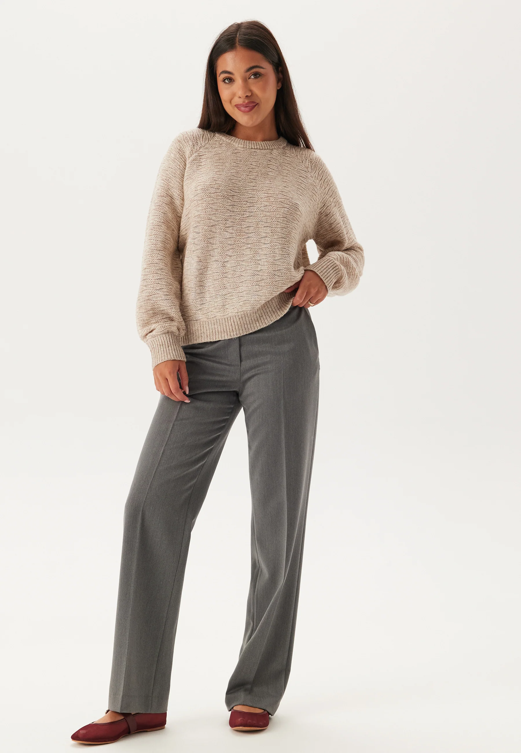 Pcanona Ls O-neck Knit - Image 4