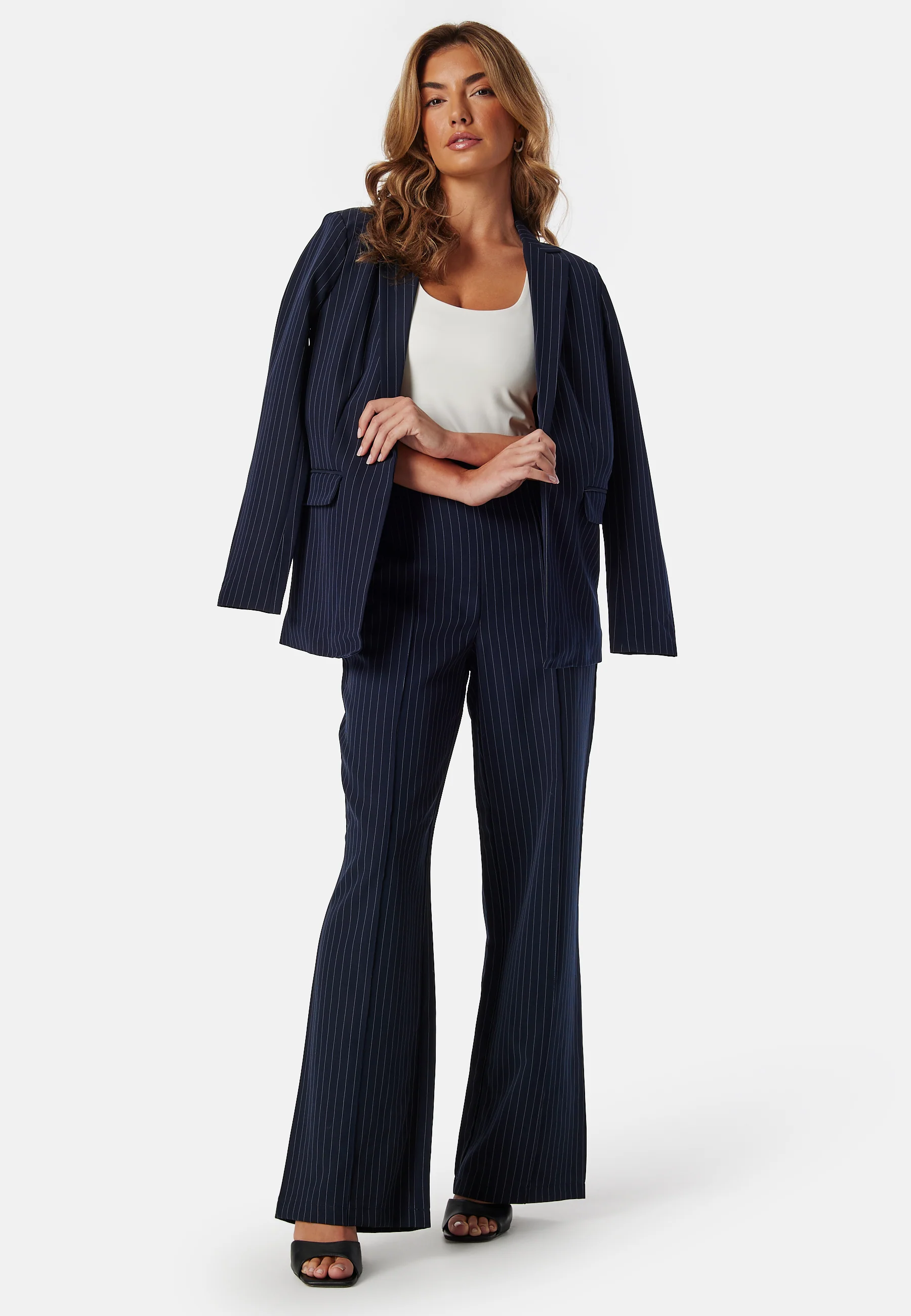 Pcbozzy Hw Wide Striped Pants - Image 2