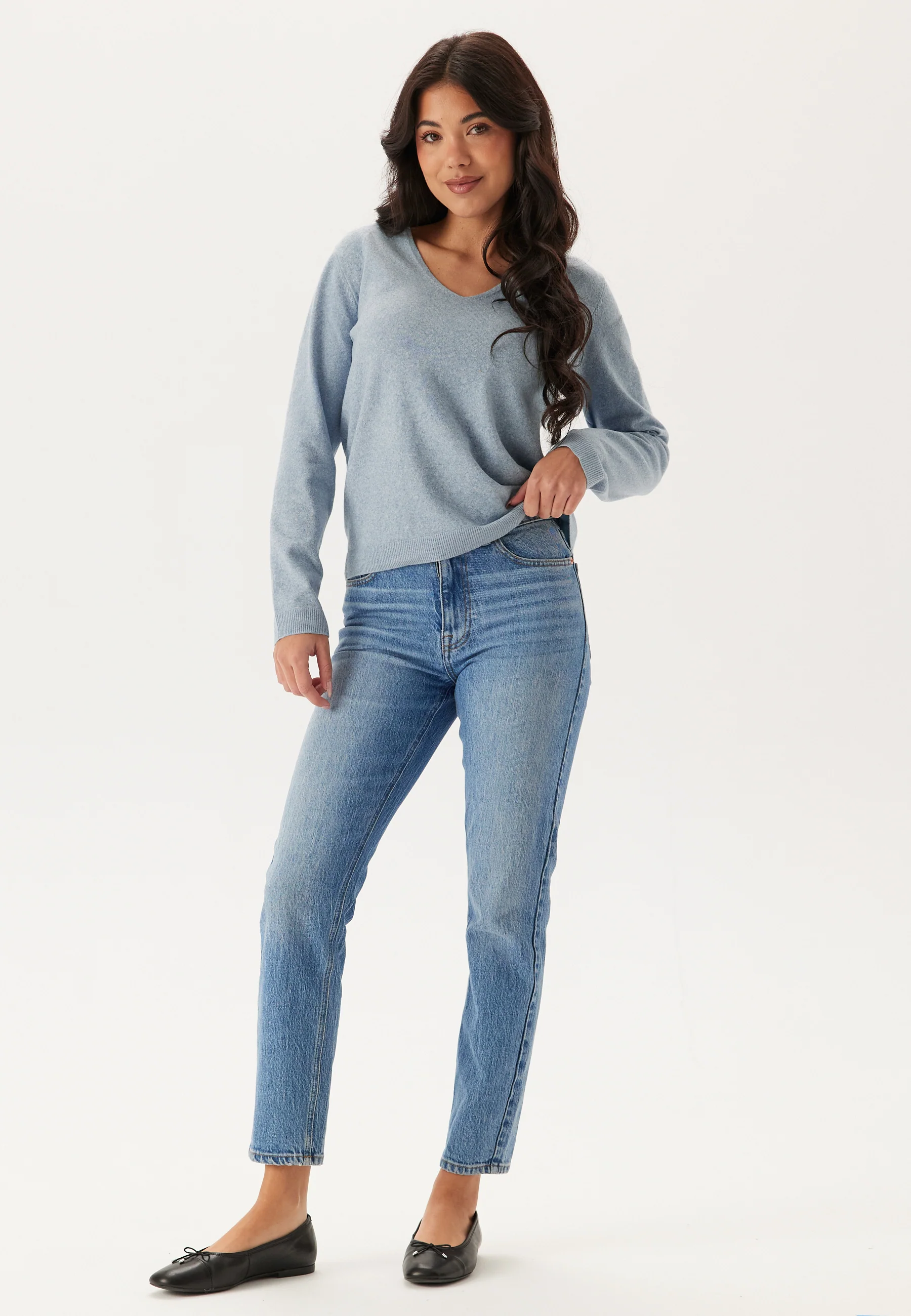 Pcbree Ls V-neck Knit - Image 3
