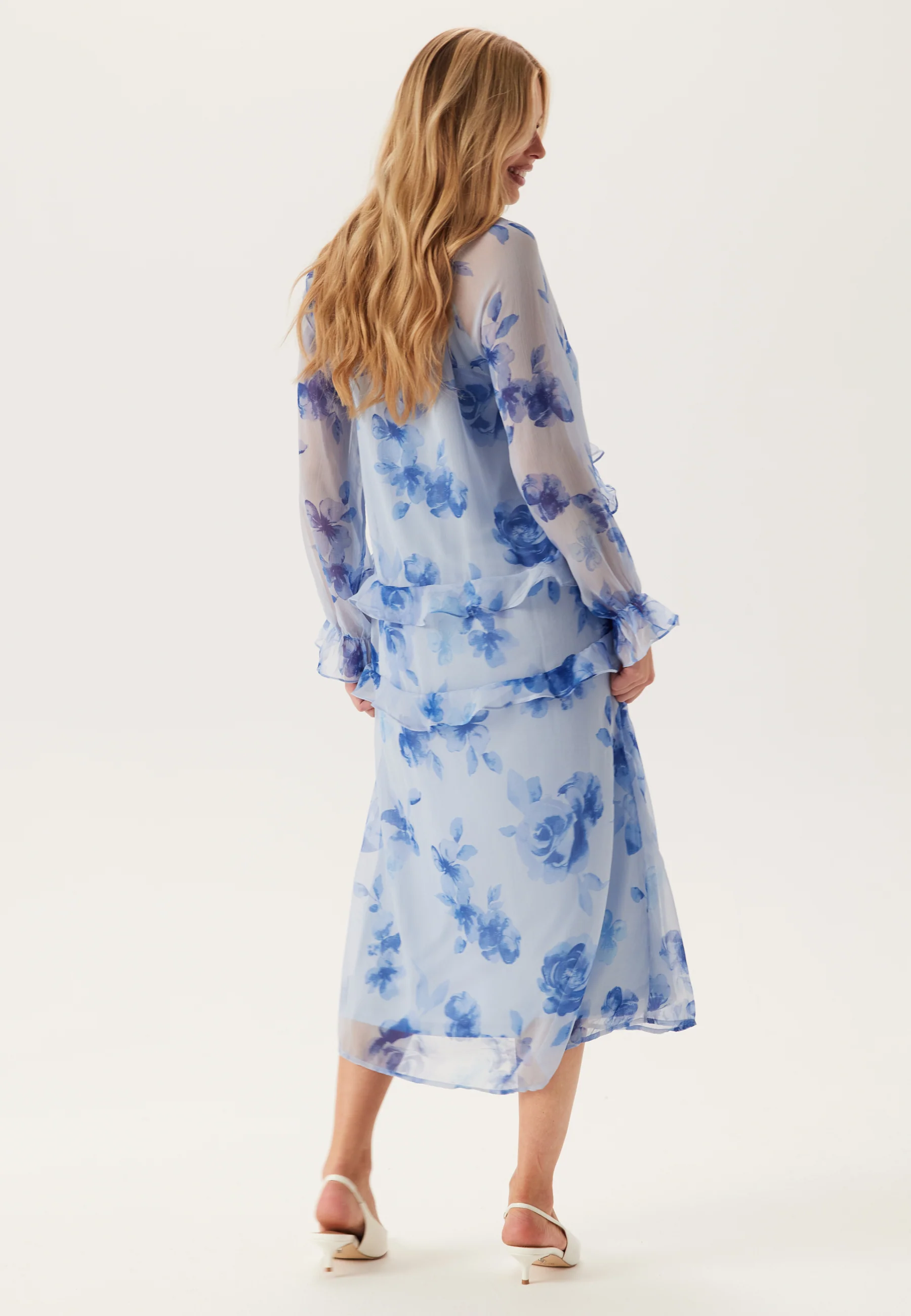 Pcclara Ls Long V-neck Dress - Image 2