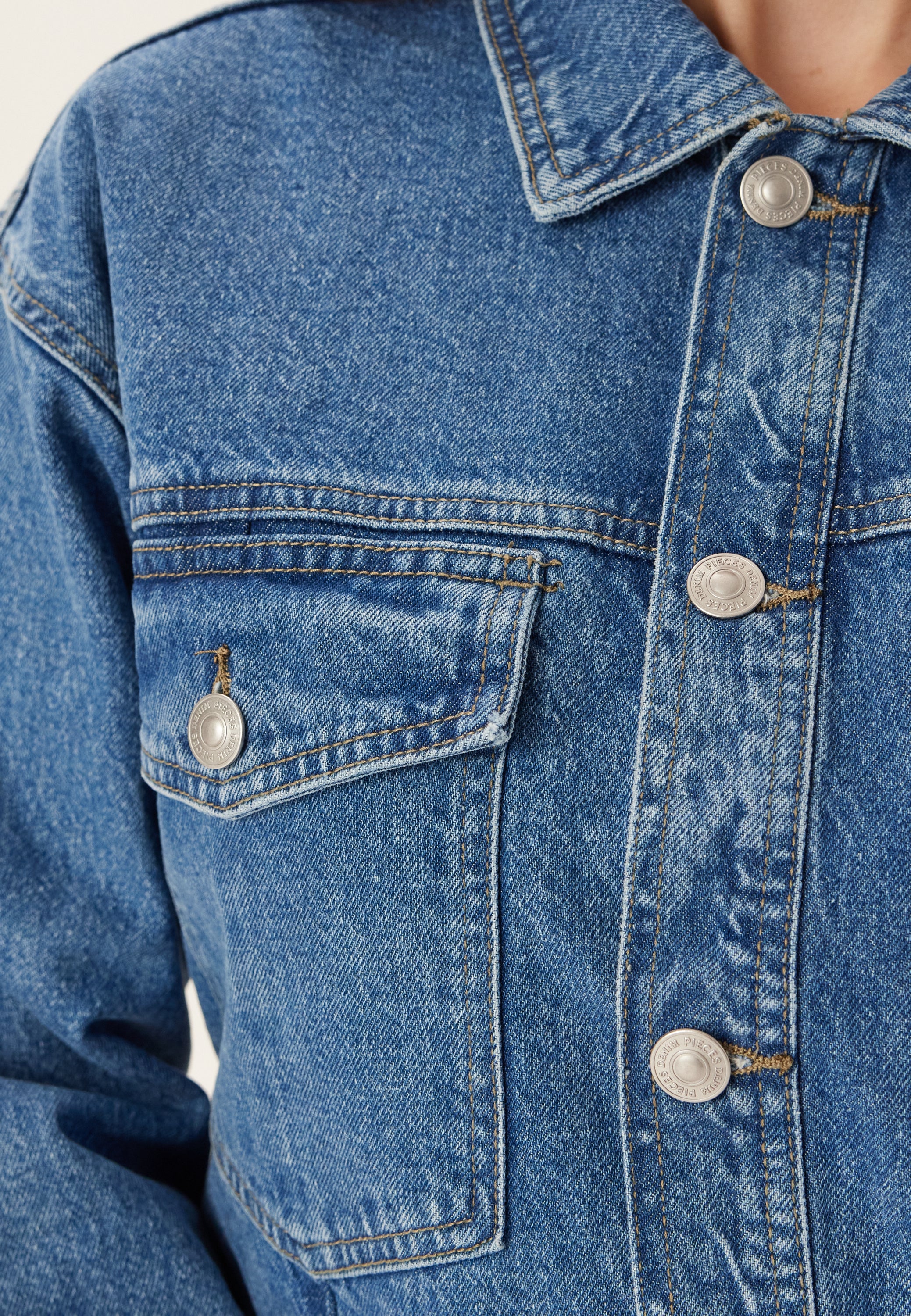 Pcelma Denim Jacket Noos - Image 3