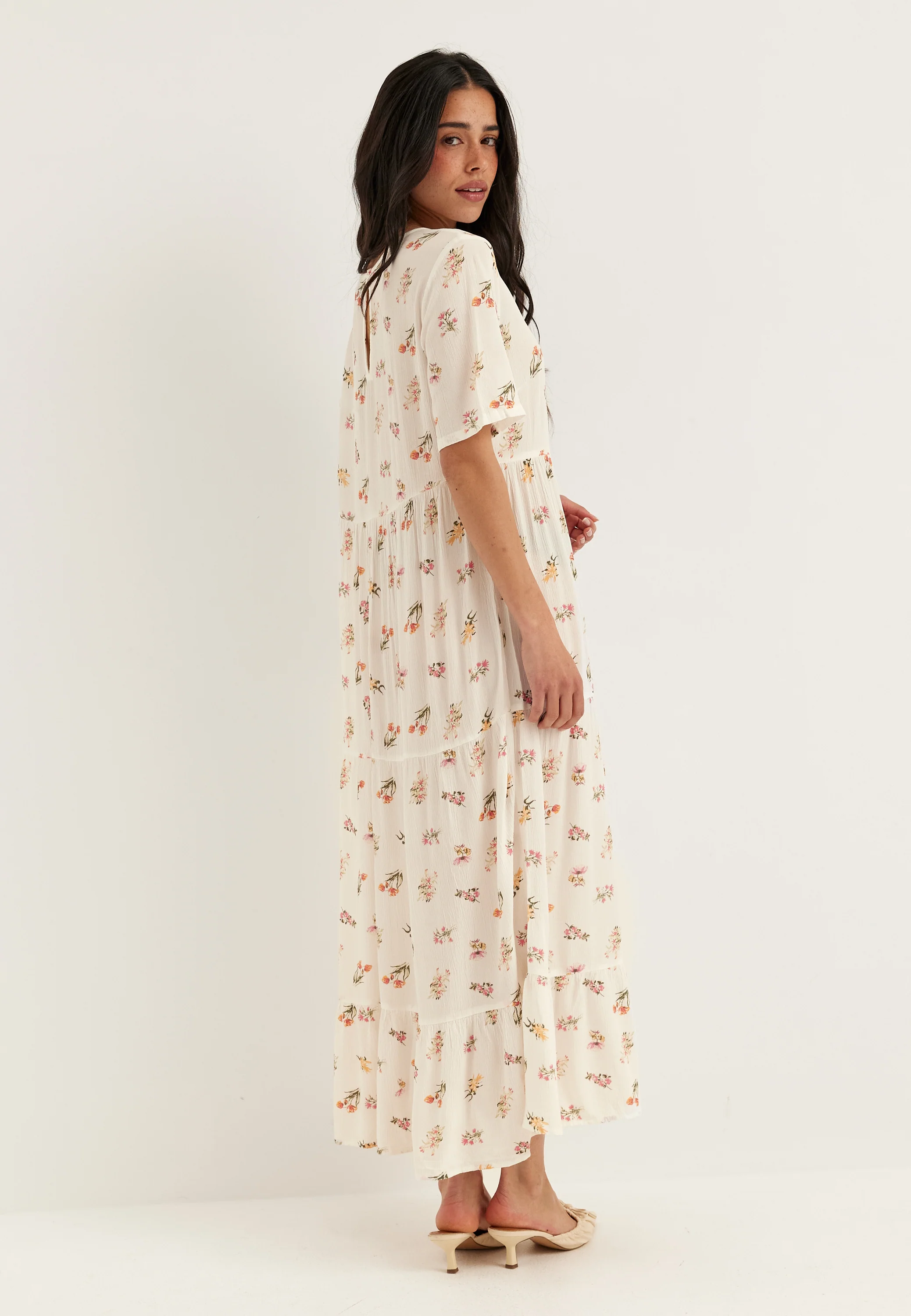 Pcevie Ss Ankle Dress Wvn Noos - Image 2