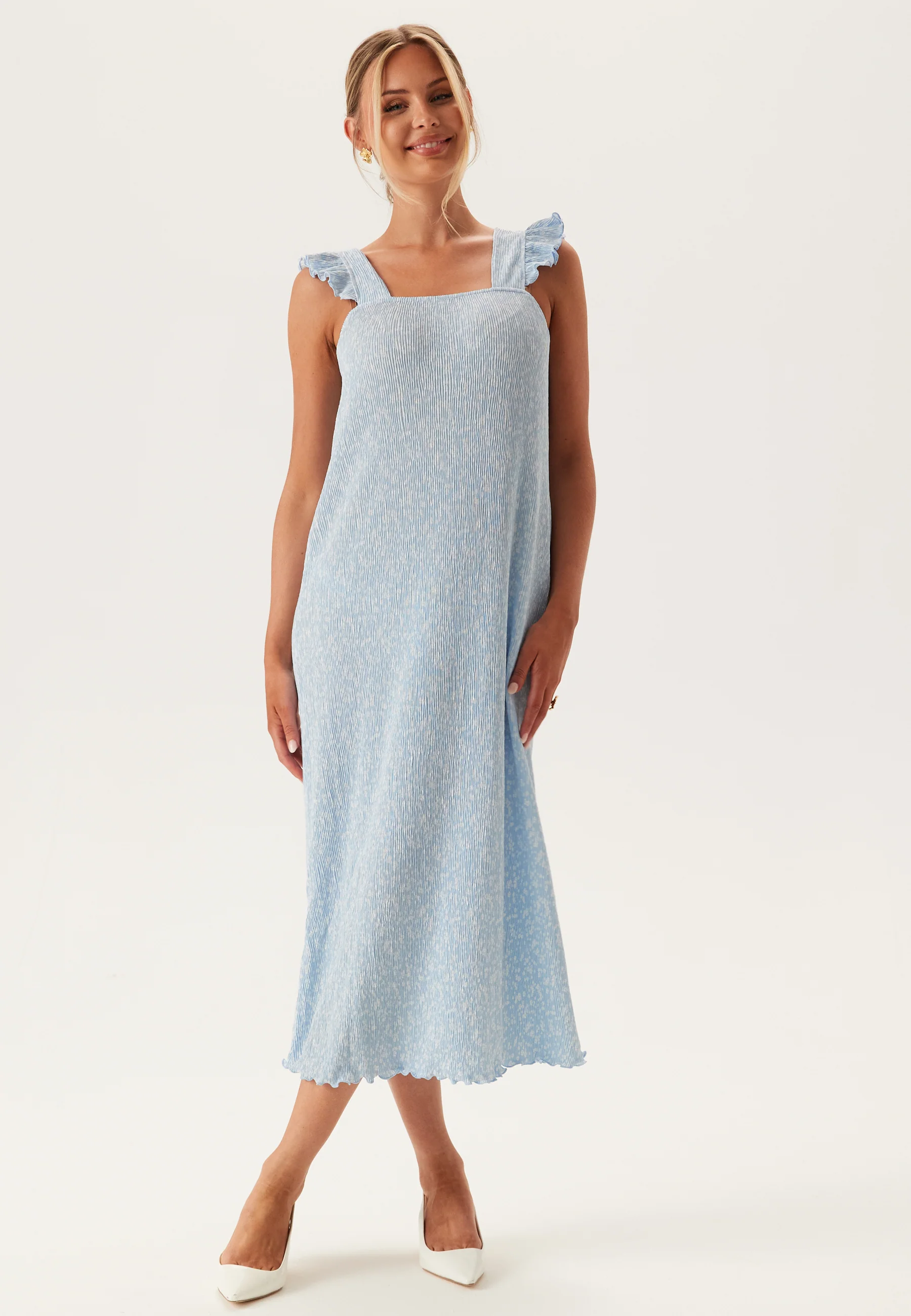 Pcflora Strap Flounce Dress - Image 2
