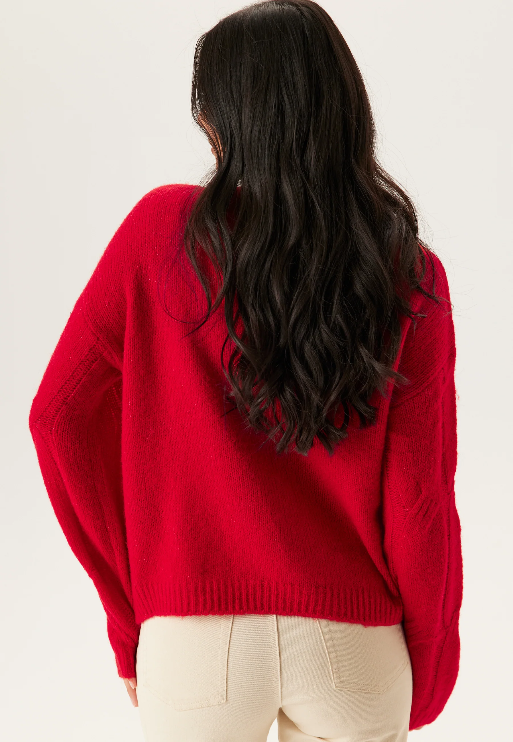 Pcjenna Ls O-neck Cable Knit - Image 2