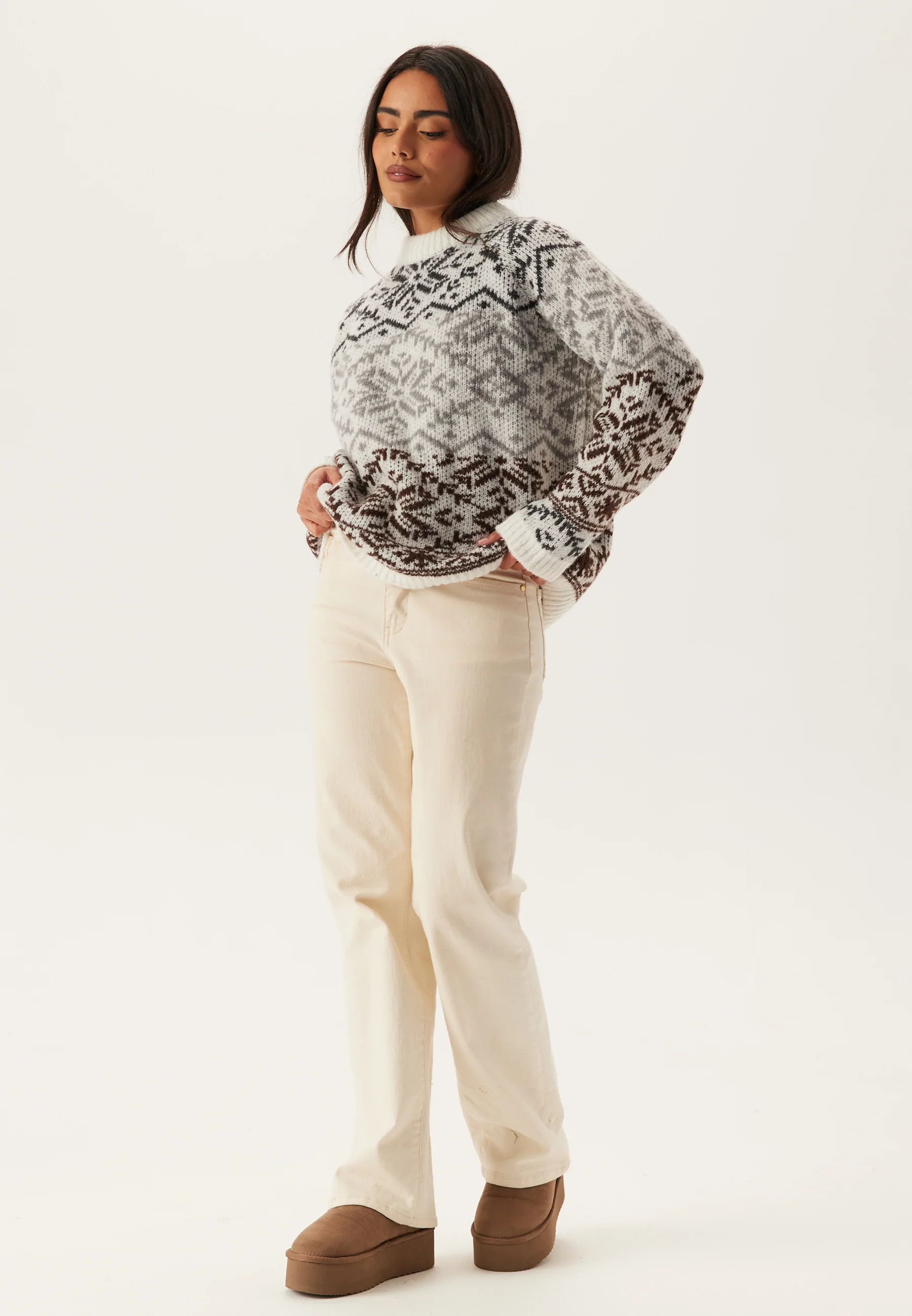 Pcjo Ls High Neck Knit - Image 3