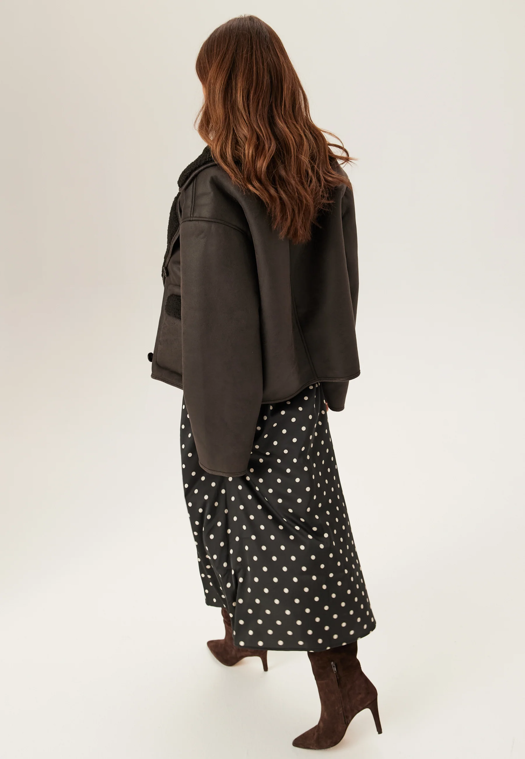 Pcjuno Coated Teddy Jacket - Image 3
