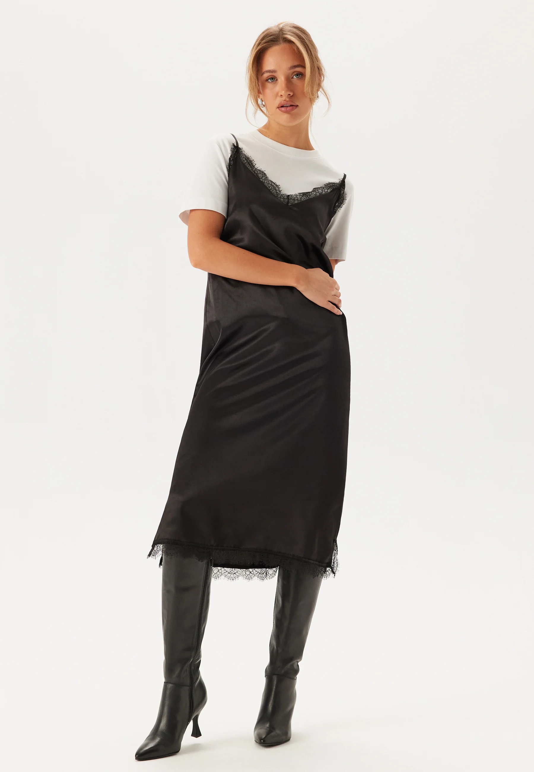 Pckarla Lace Strap Dress Bc - Image 2
