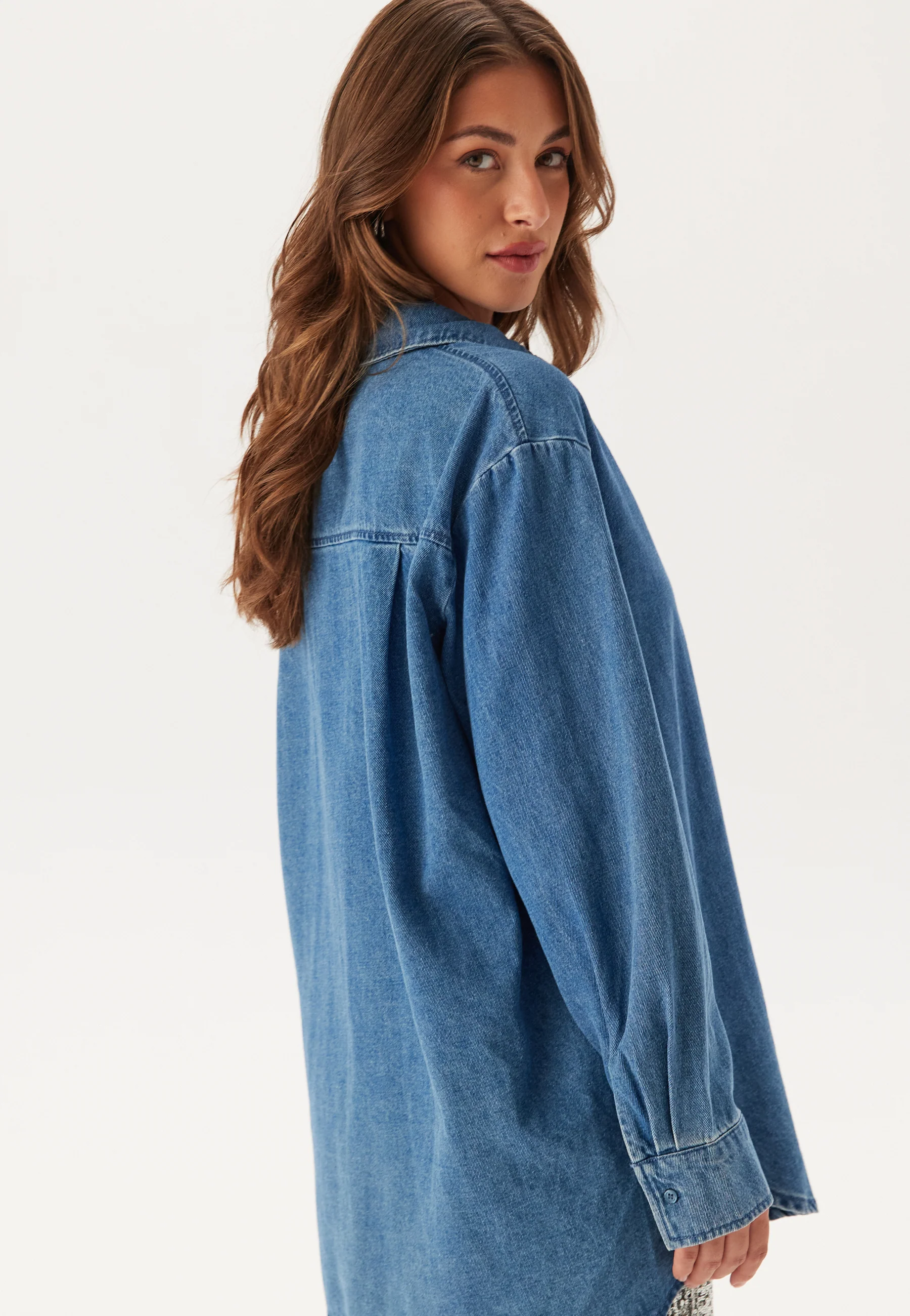 Pcmaisie Ls Denim Shirt - Image 5