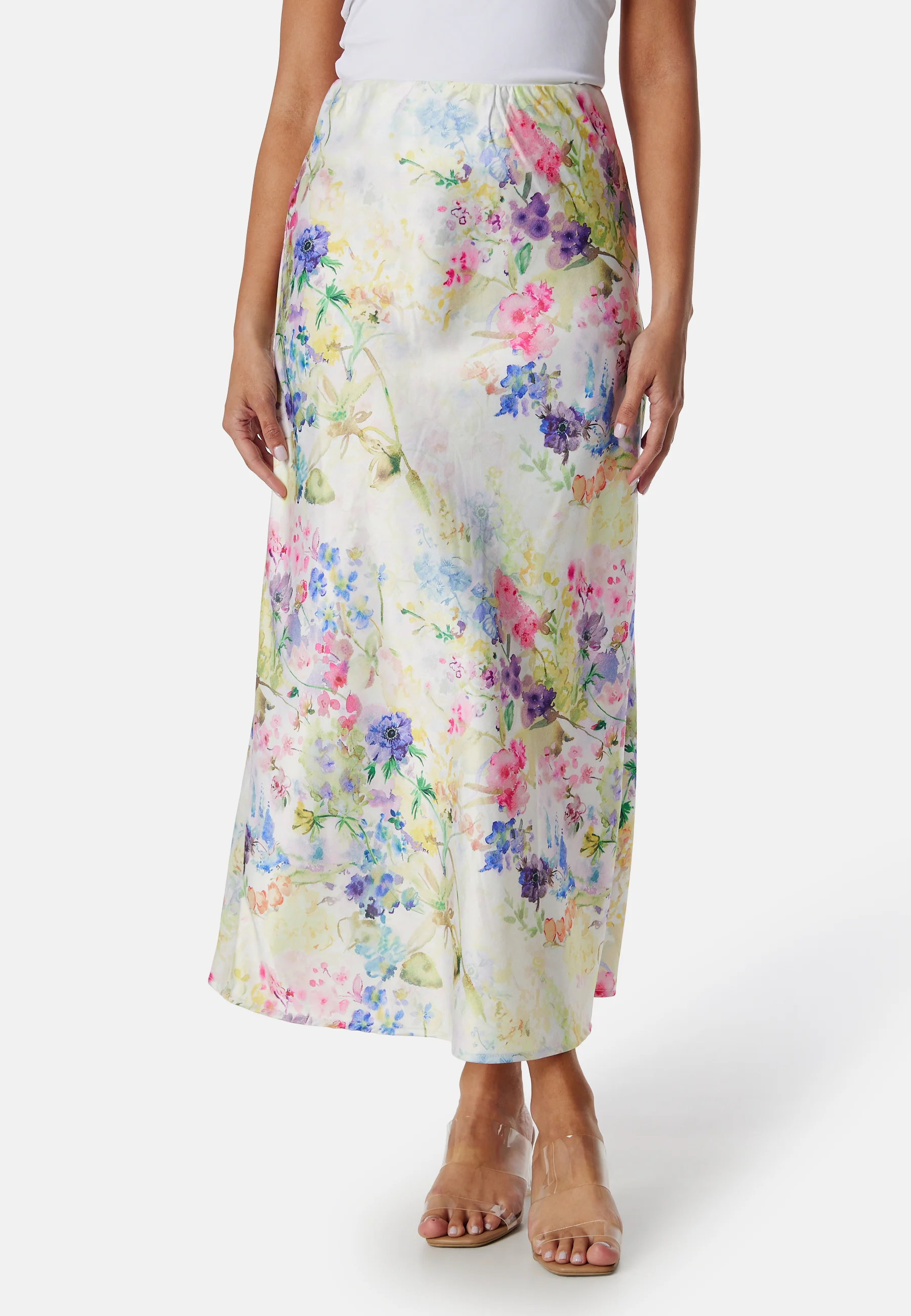 Pcmari High Waist long skirt