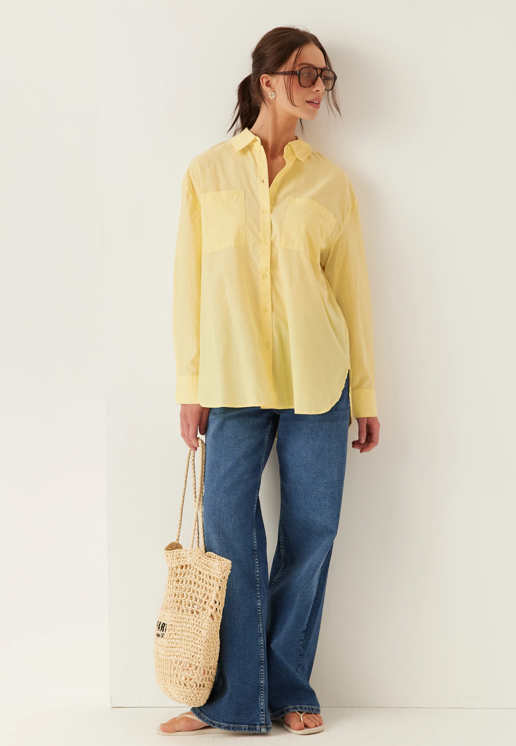 Pcmelia Ls Loose Shirt - Image 3
