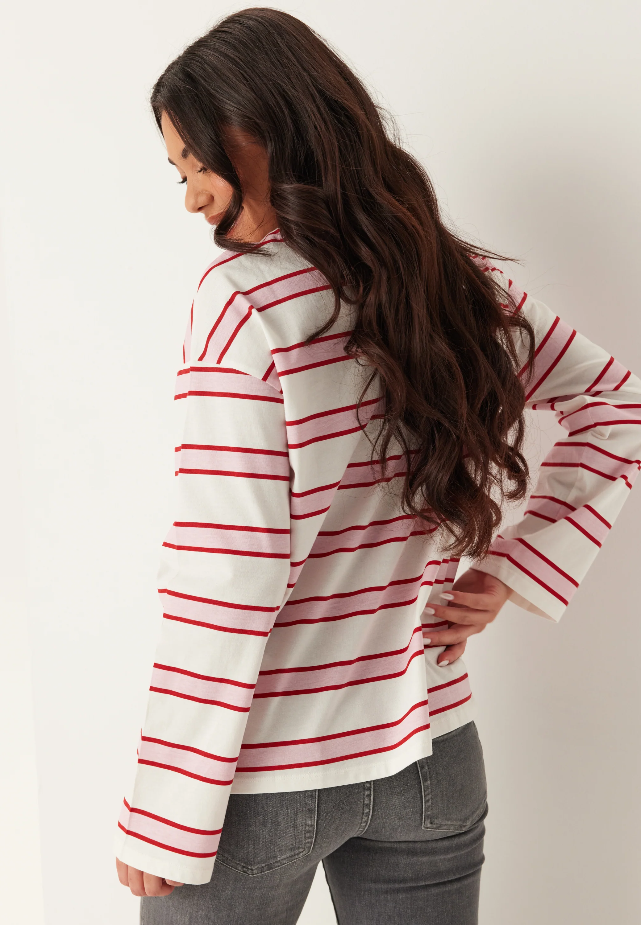 Pcmila Ls Loose Tee Jrs - Image 2