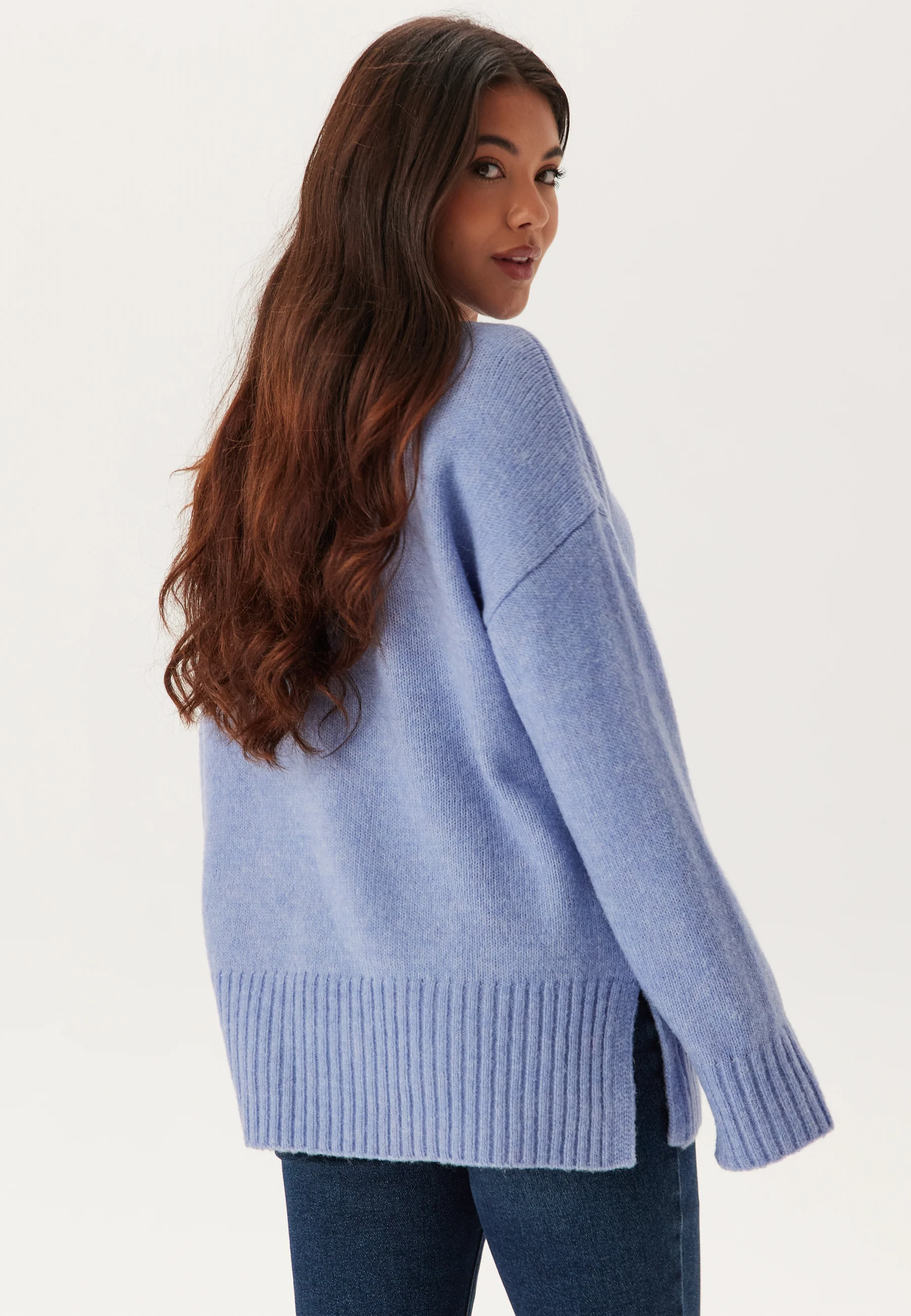 Pcnancy Ls Loose O-neck Knit - Image 2