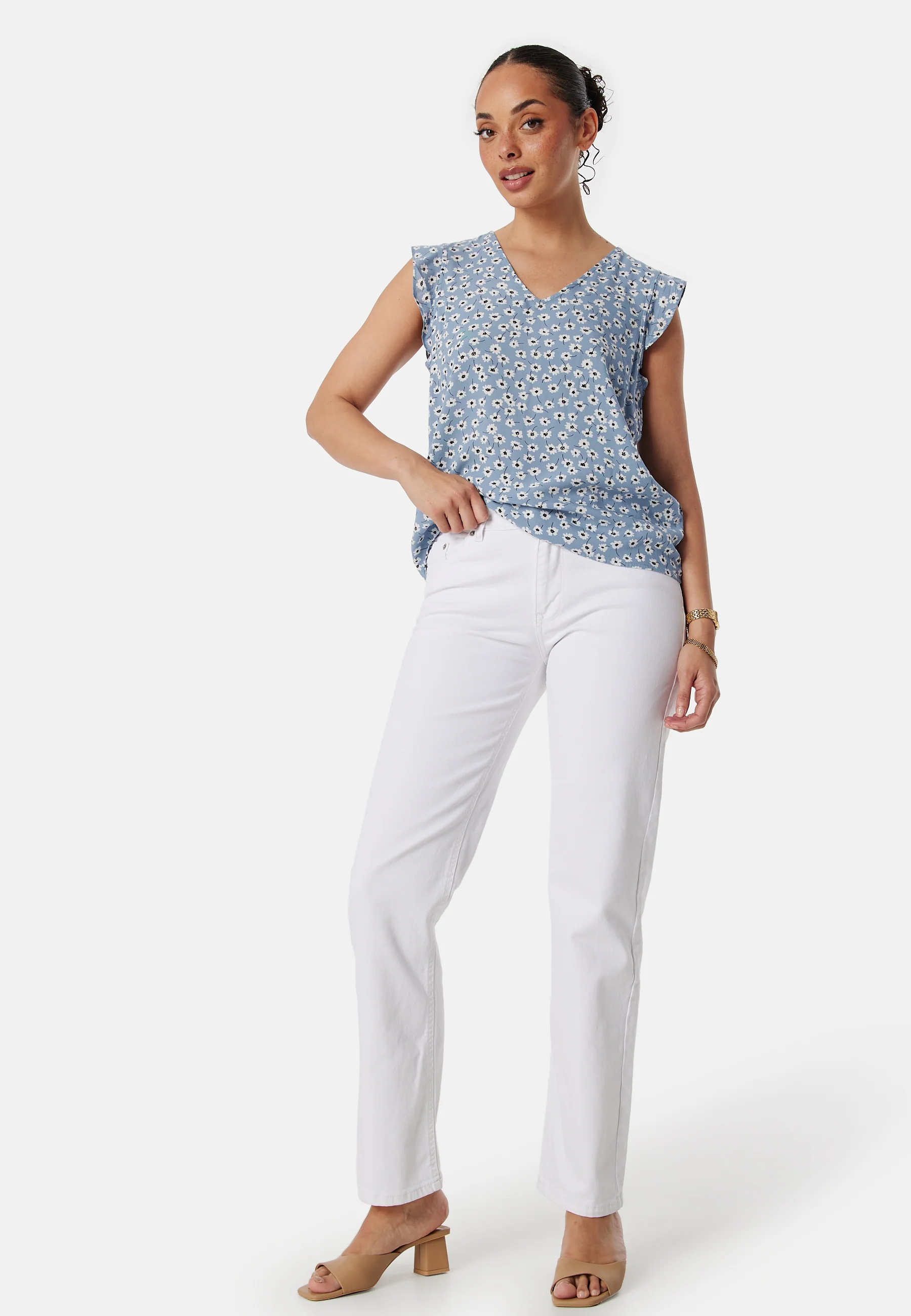 Pcnya SL V-Neck Top - Image 3
