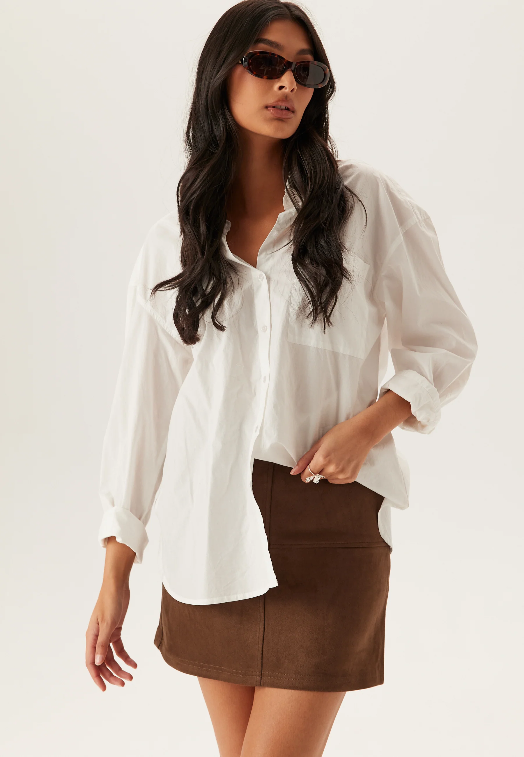 Pcrakel Brushed Hw Mini Skirt - Image 2