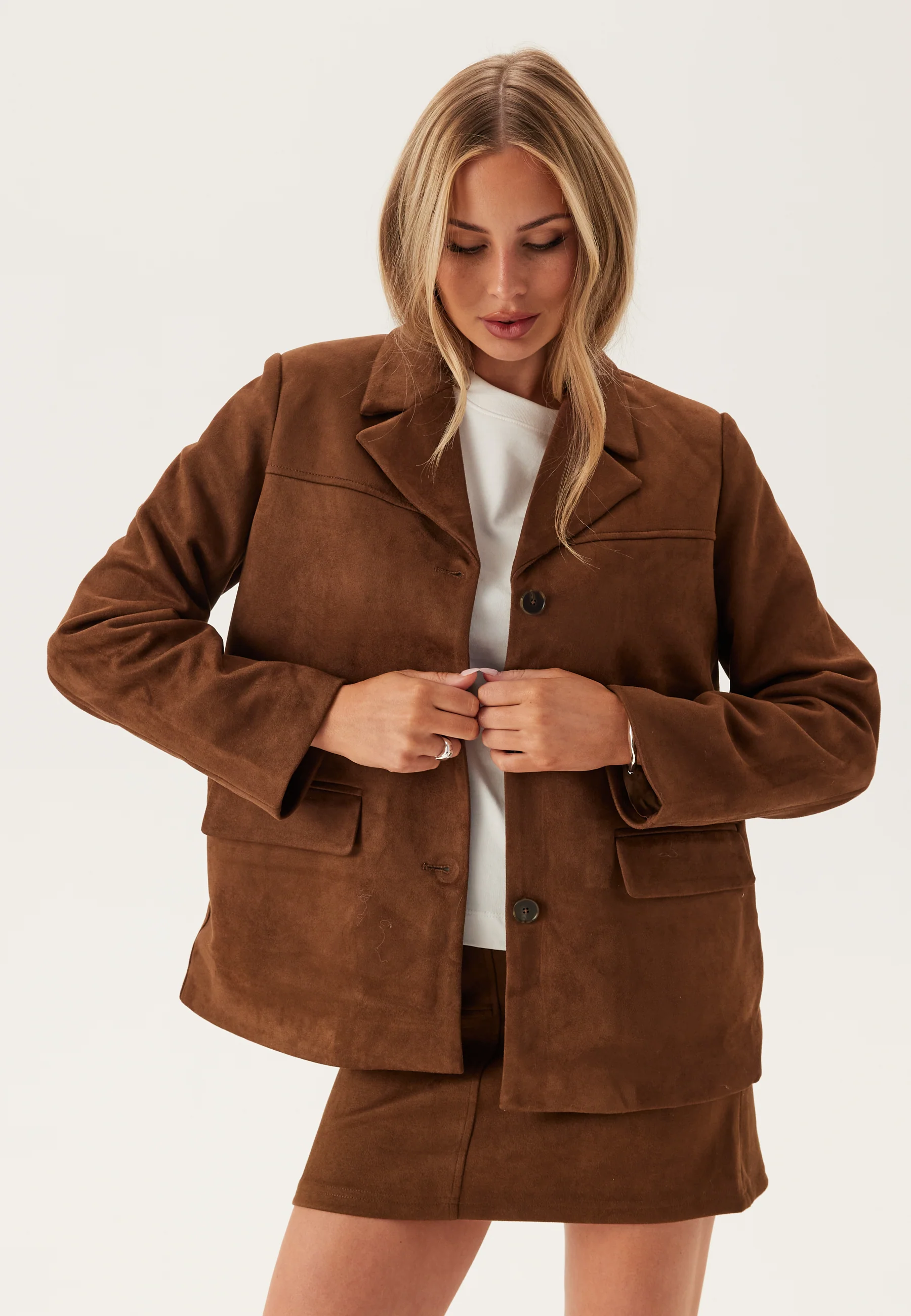 Pcrakel Brushed Outerwear Blazer - Image 2