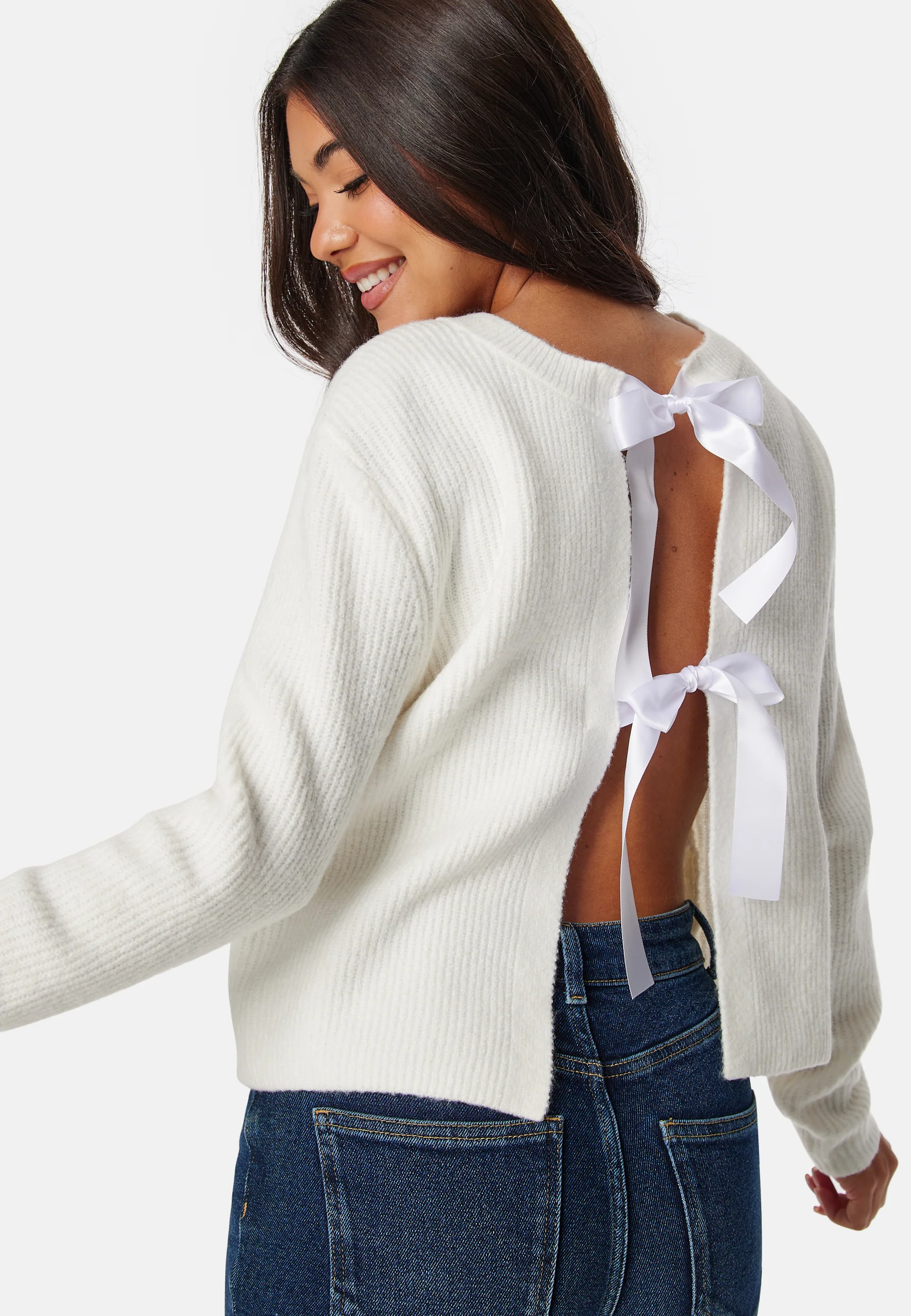Pcrilly LS Reversible Bow Knit - Image 4