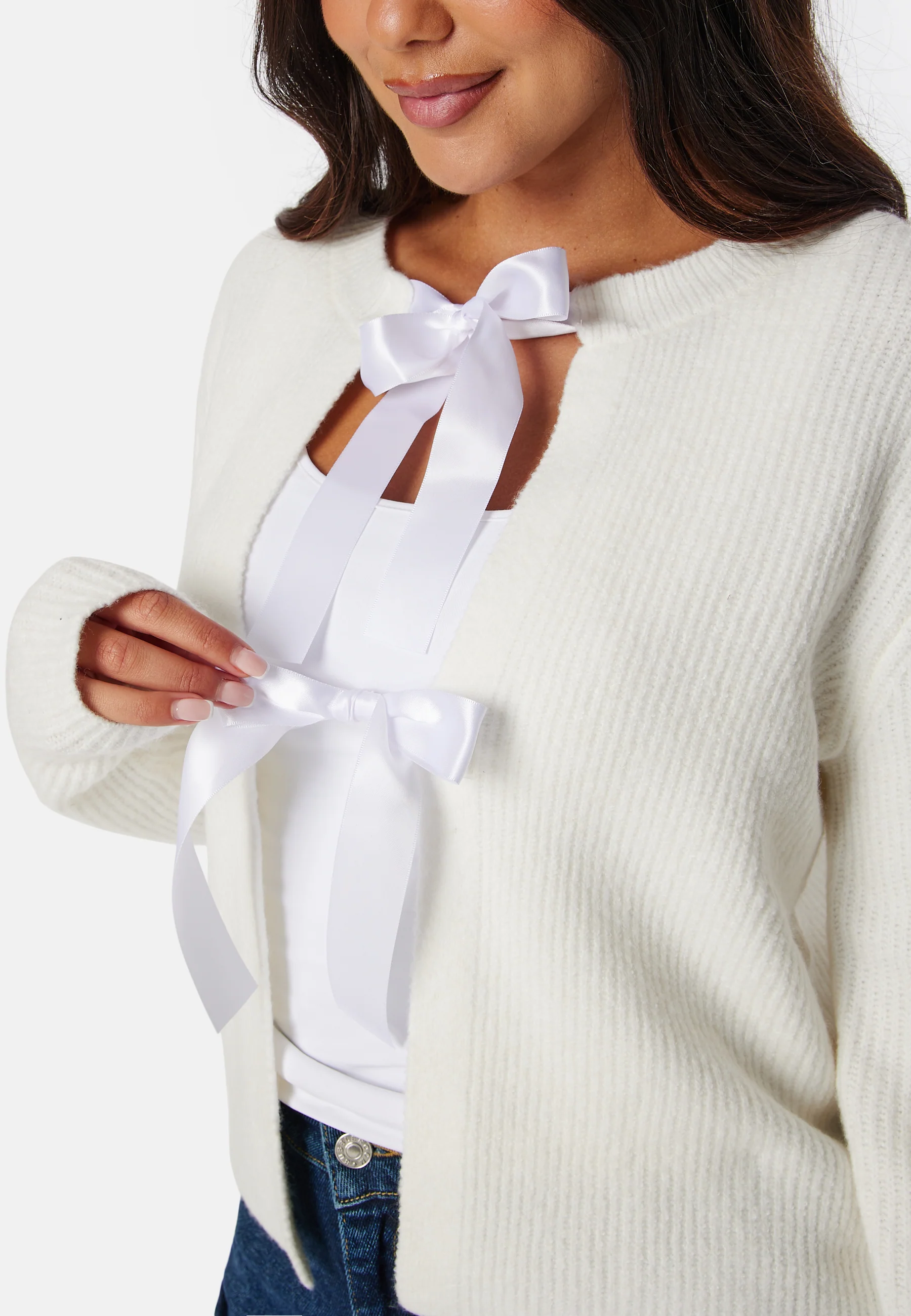 Pcrilly LS Reversible Bow Knit - Image 5